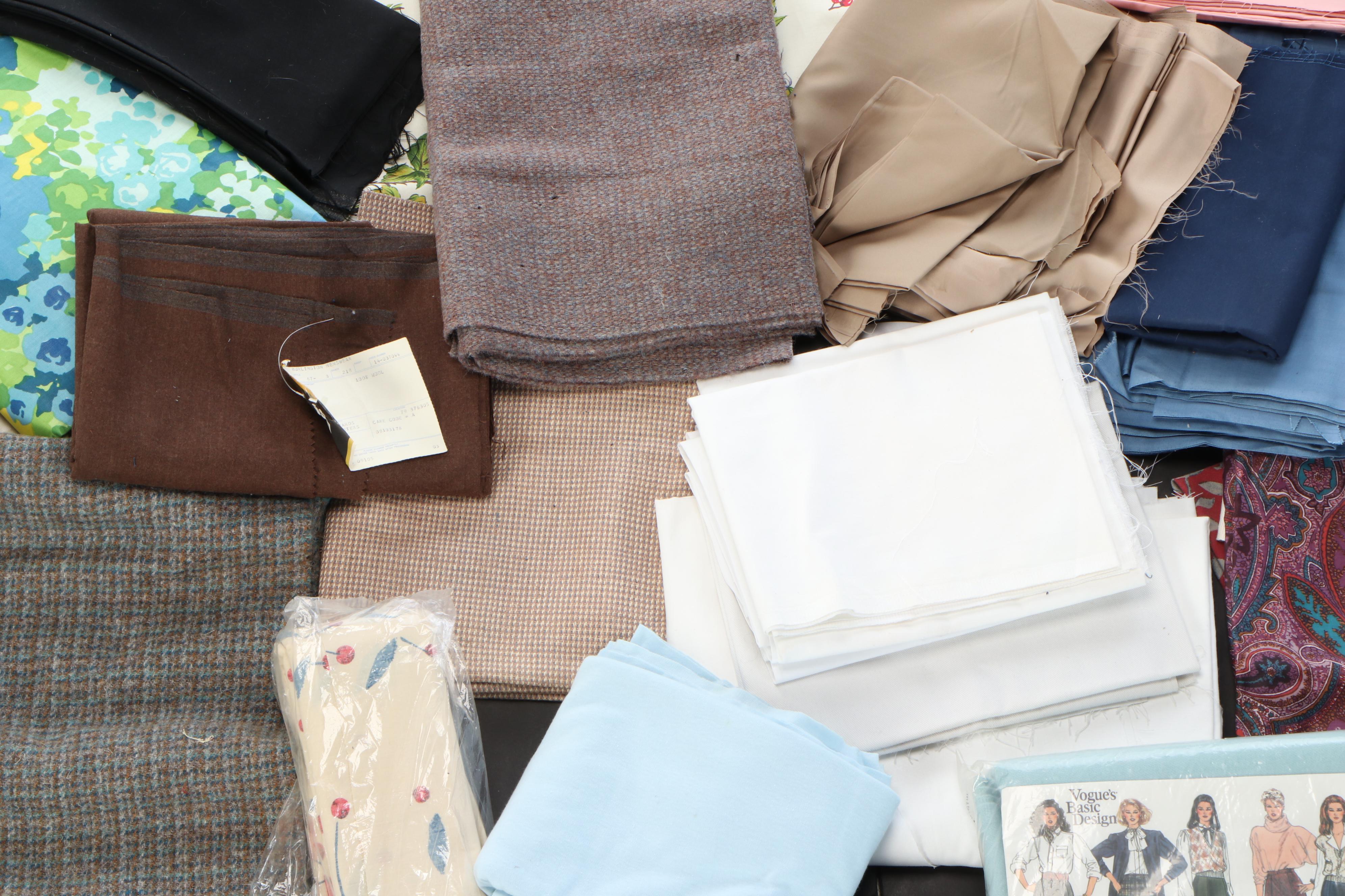 Harris Tweed and Other Fabric Remnants