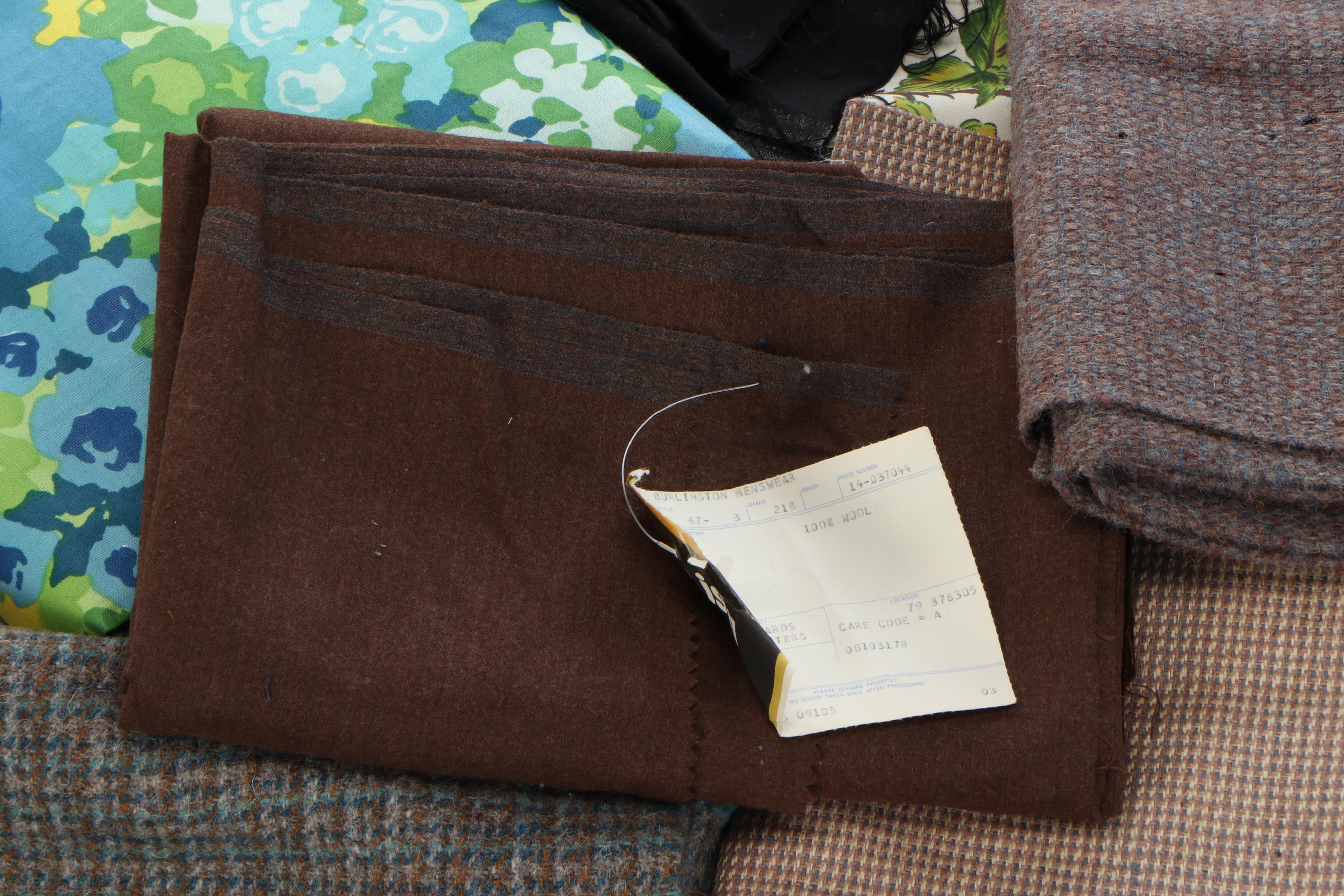 Harris Tweed and Other Fabric Remnants