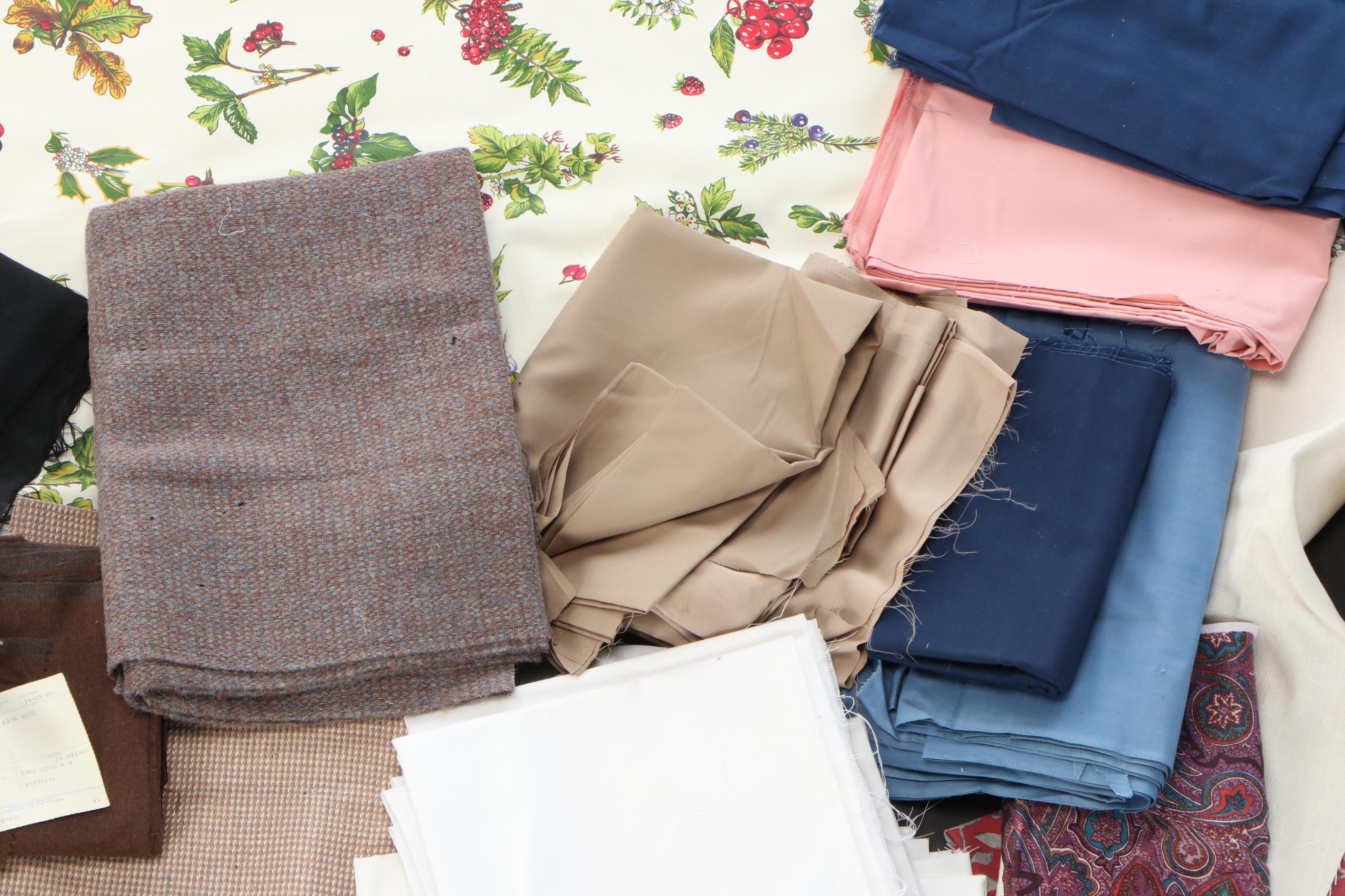Harris Tweed and Other Fabric Remnants