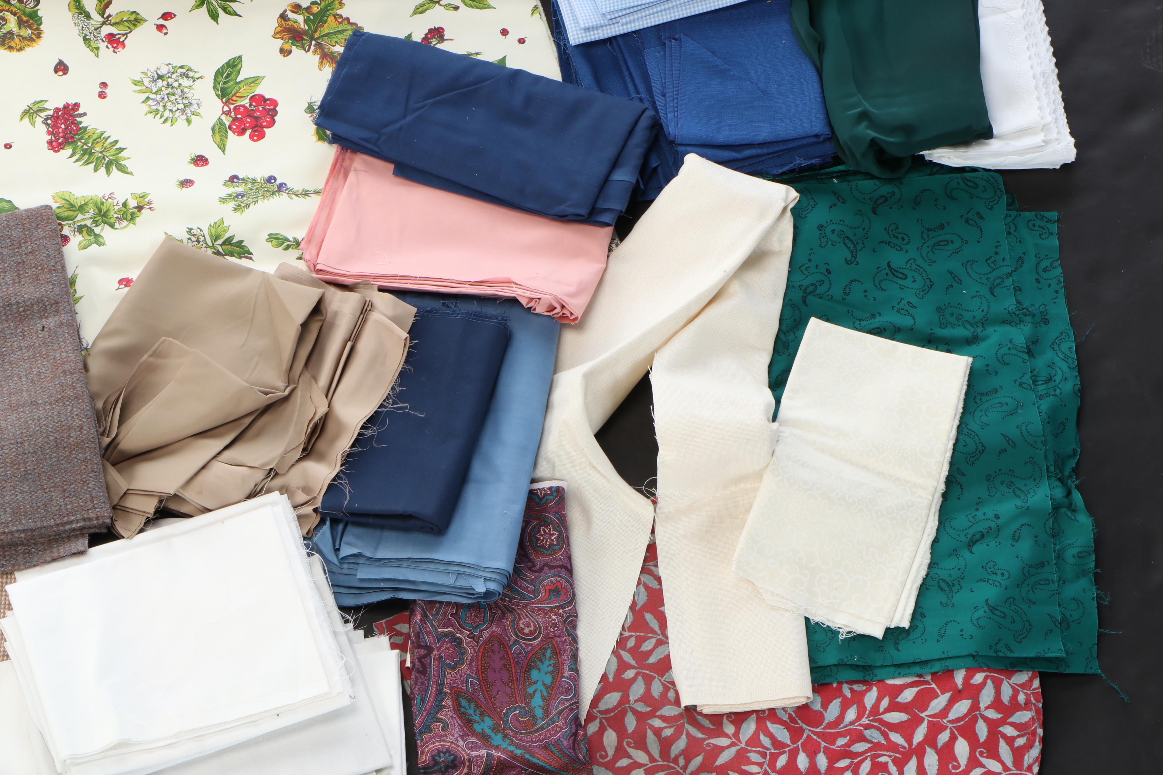 Harris Tweed and Other Fabric Remnants