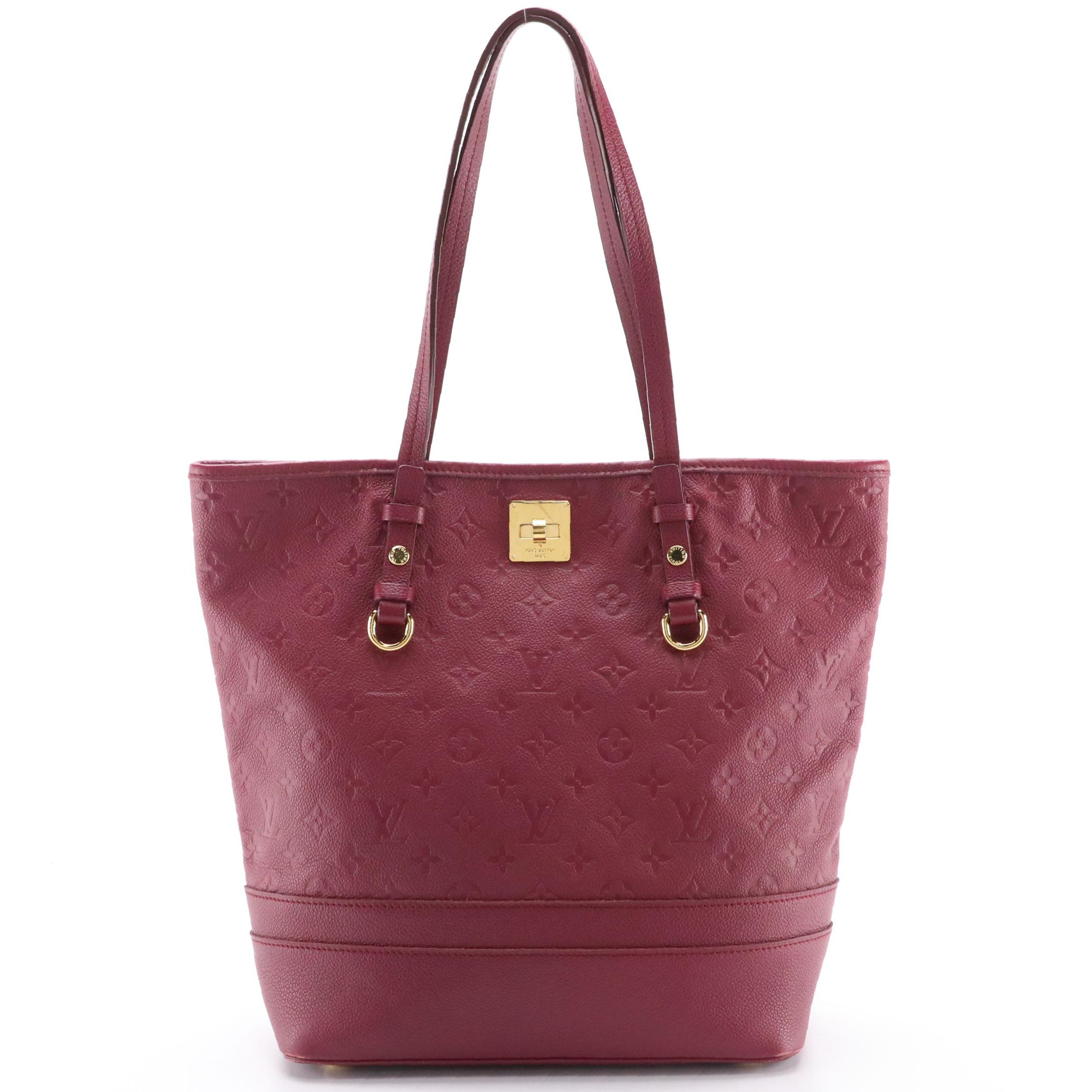 Louis Vuitton Citadine PM Tote in Aurore Monogram Empreinte Leather