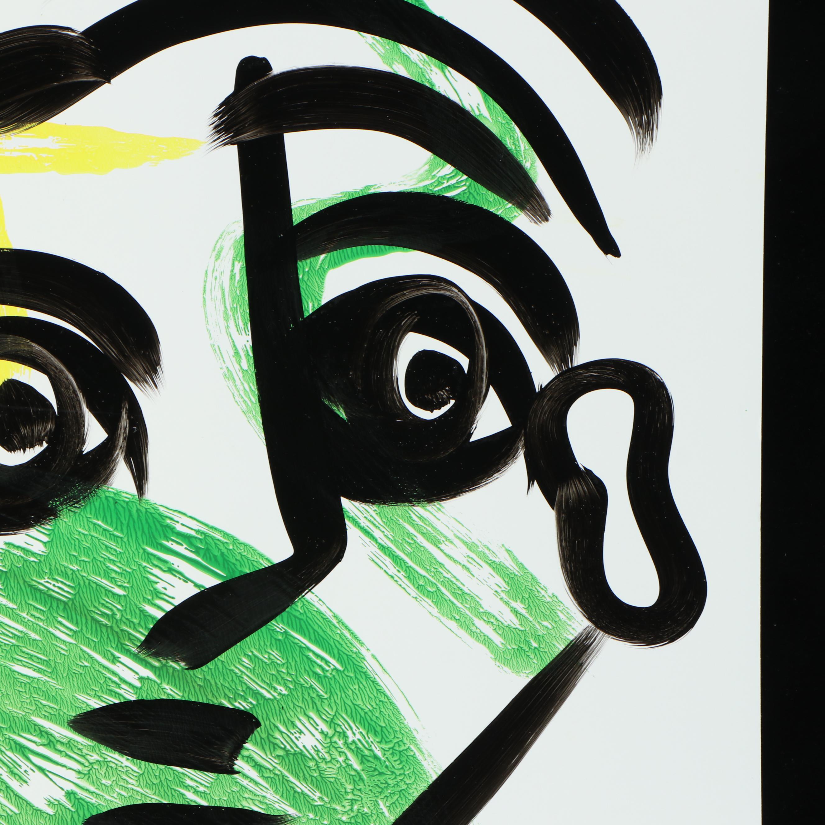 Peter Robert Keil Stylized Acrylic Portrait