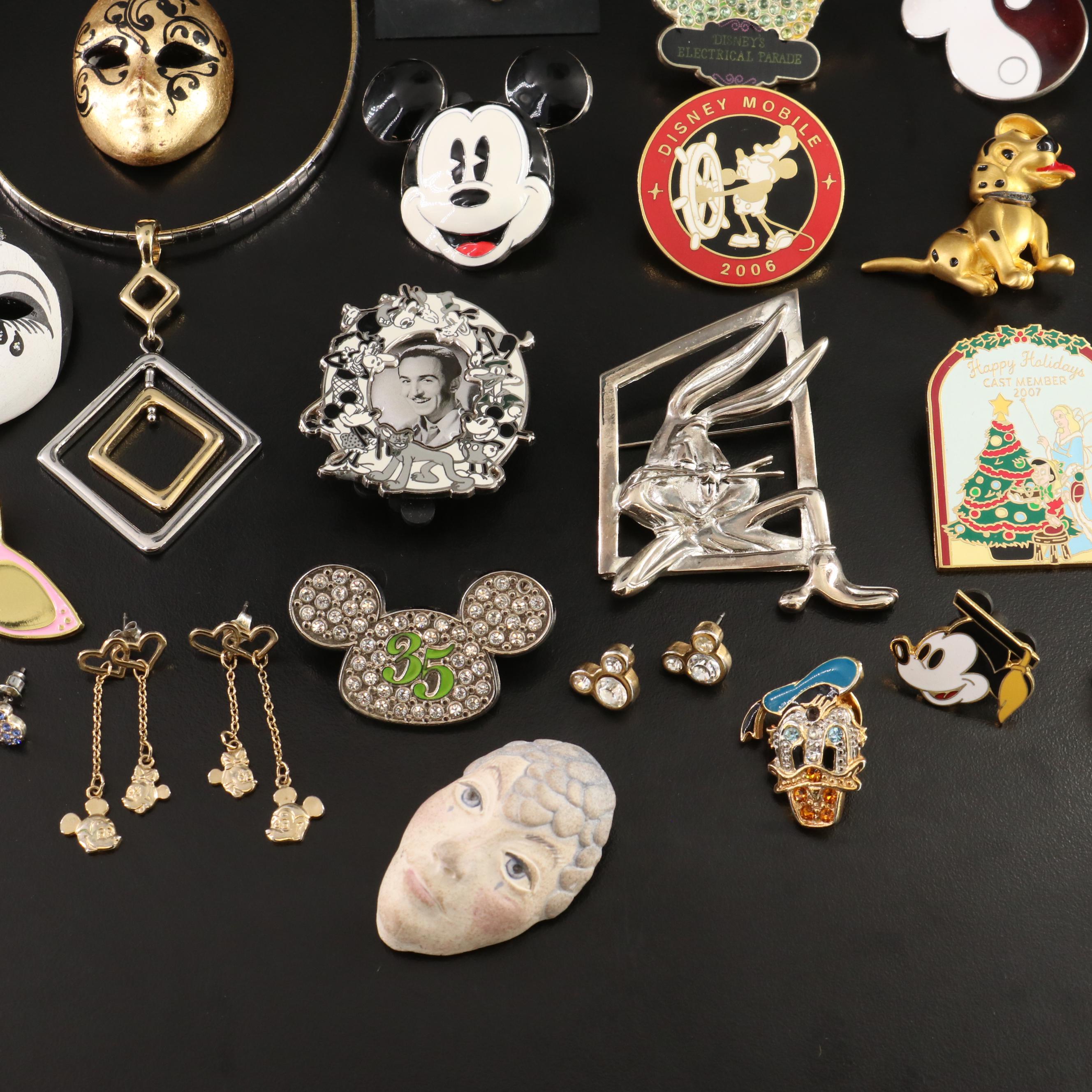 Disney Jewelry Collection Including Judith Jack