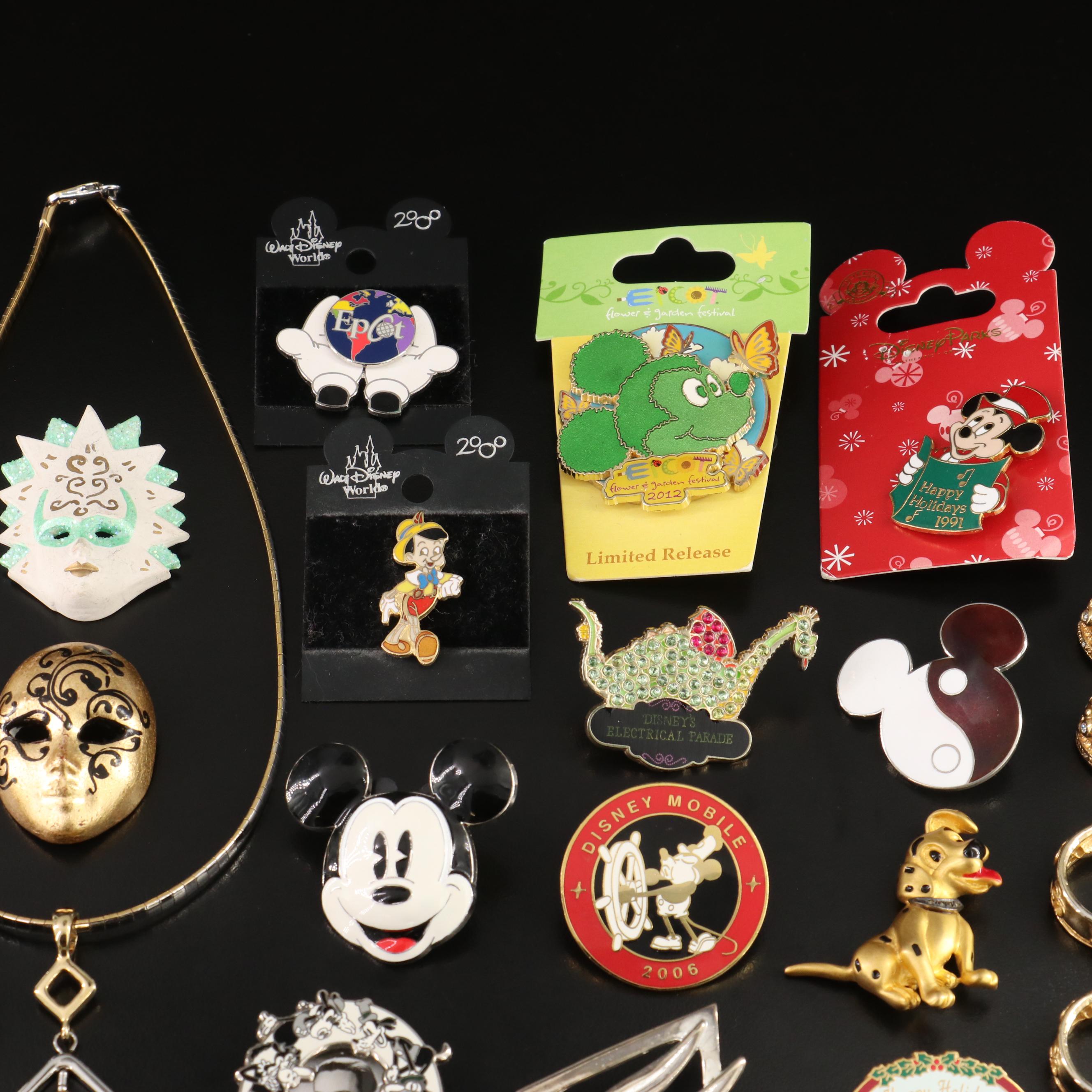 Disney Jewelry Collection Including Judith Jack