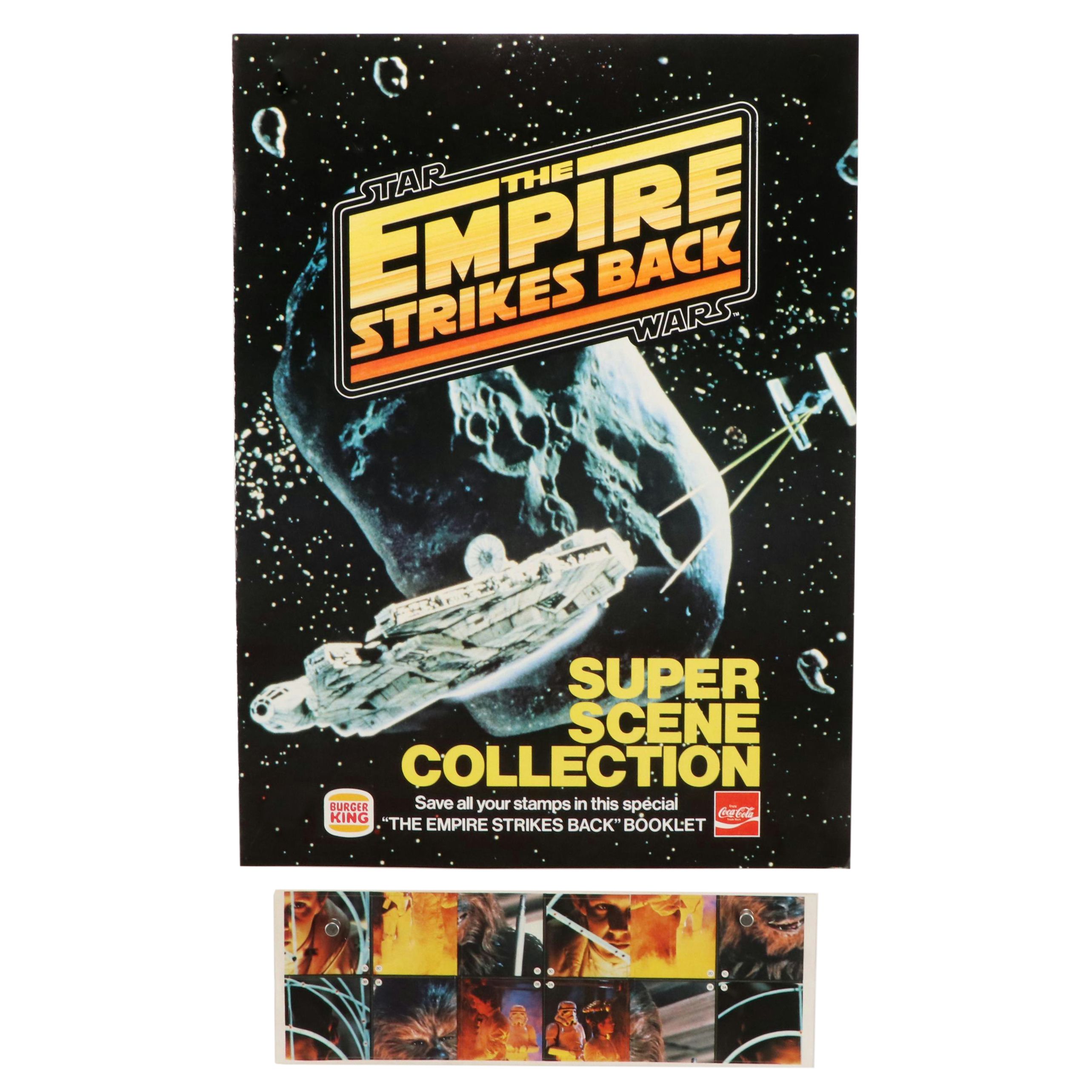 "The Empire Strikes Back" Burger King Star Wars Stamps and Booklet, 1980