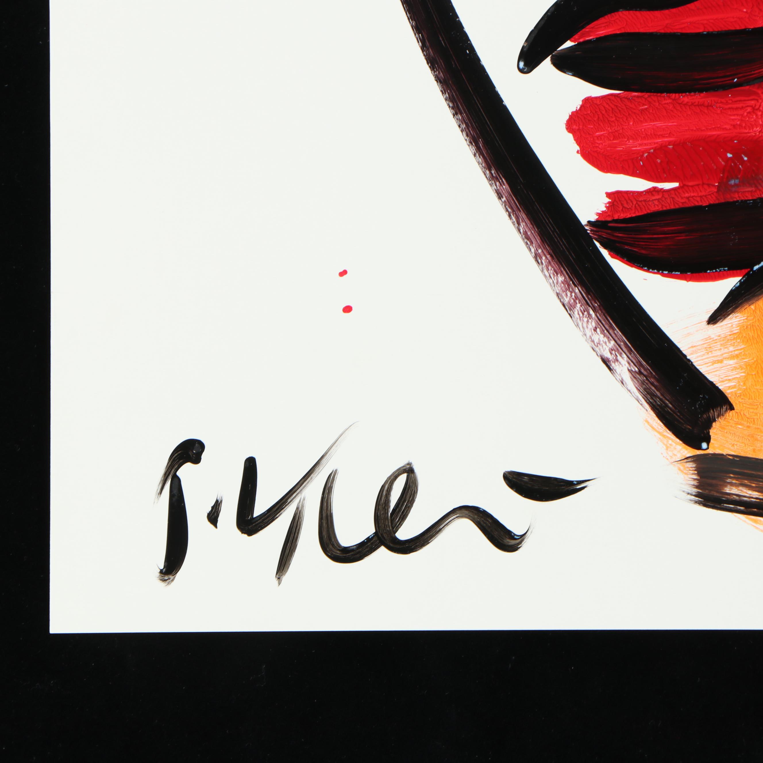 Peter Robert Keil Stylized Acrylic Portrait