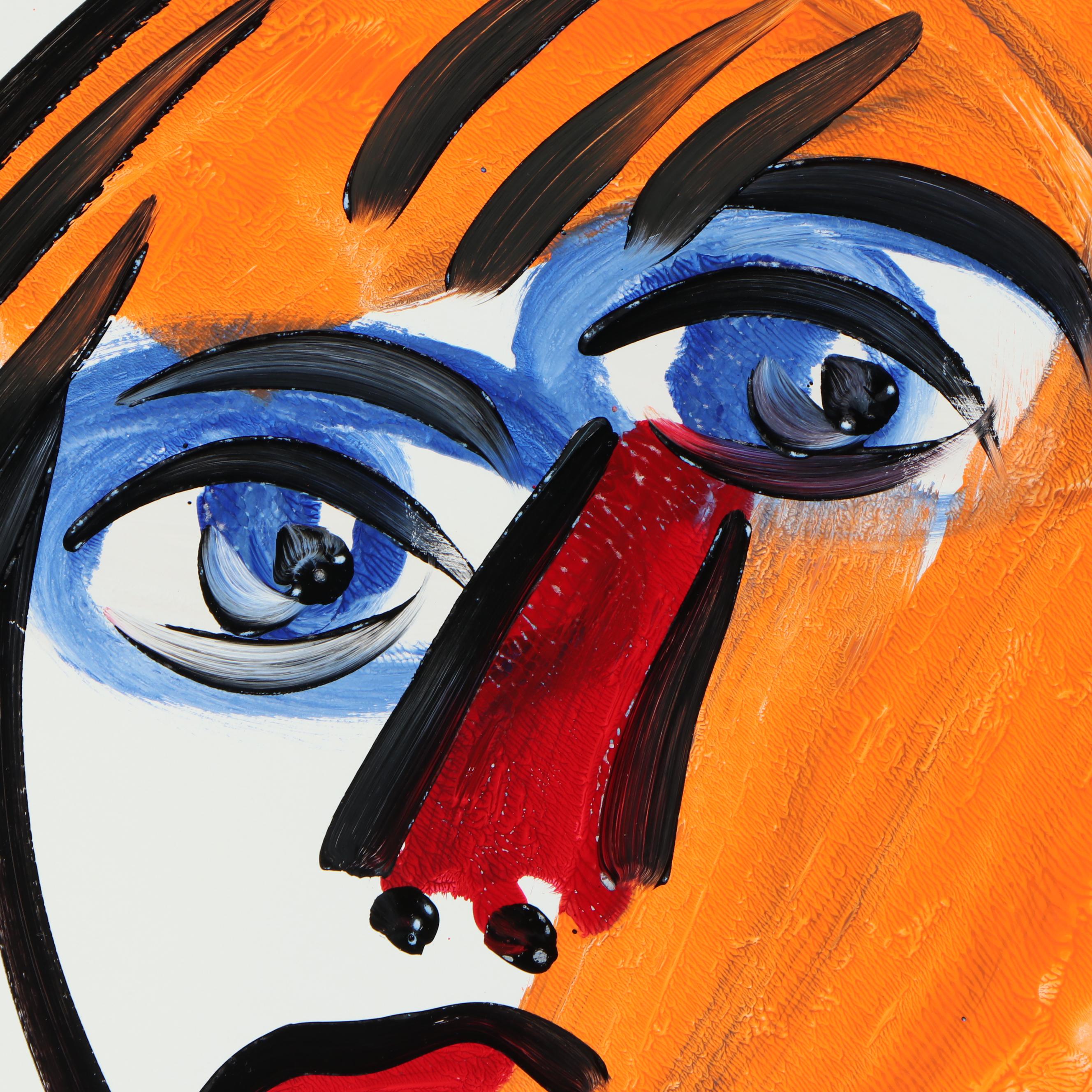 Peter Robert Keil Stylized Acrylic Portrait