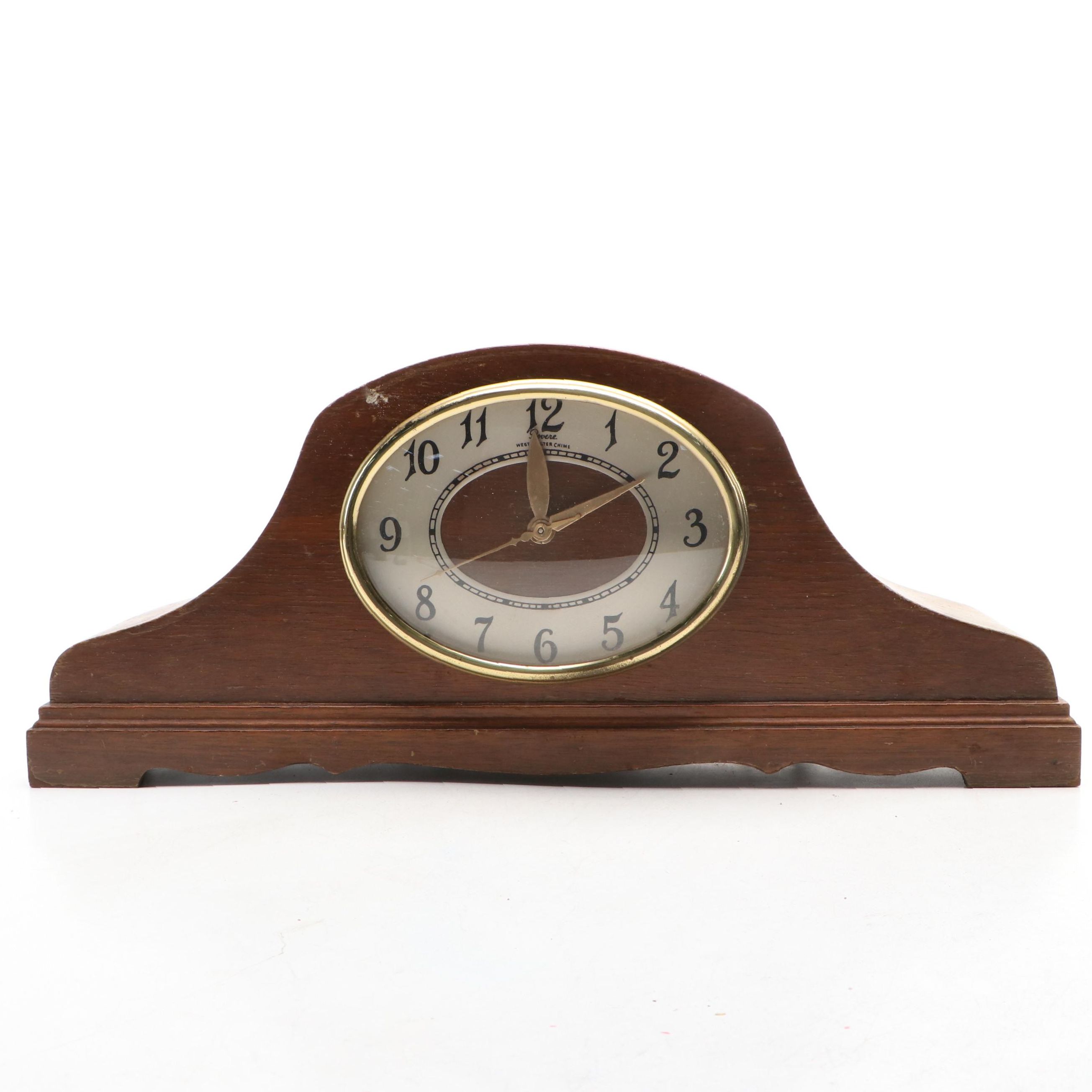 Revere Westminster Chime Wooden Electric Mantel Clock, Mid-20th Century