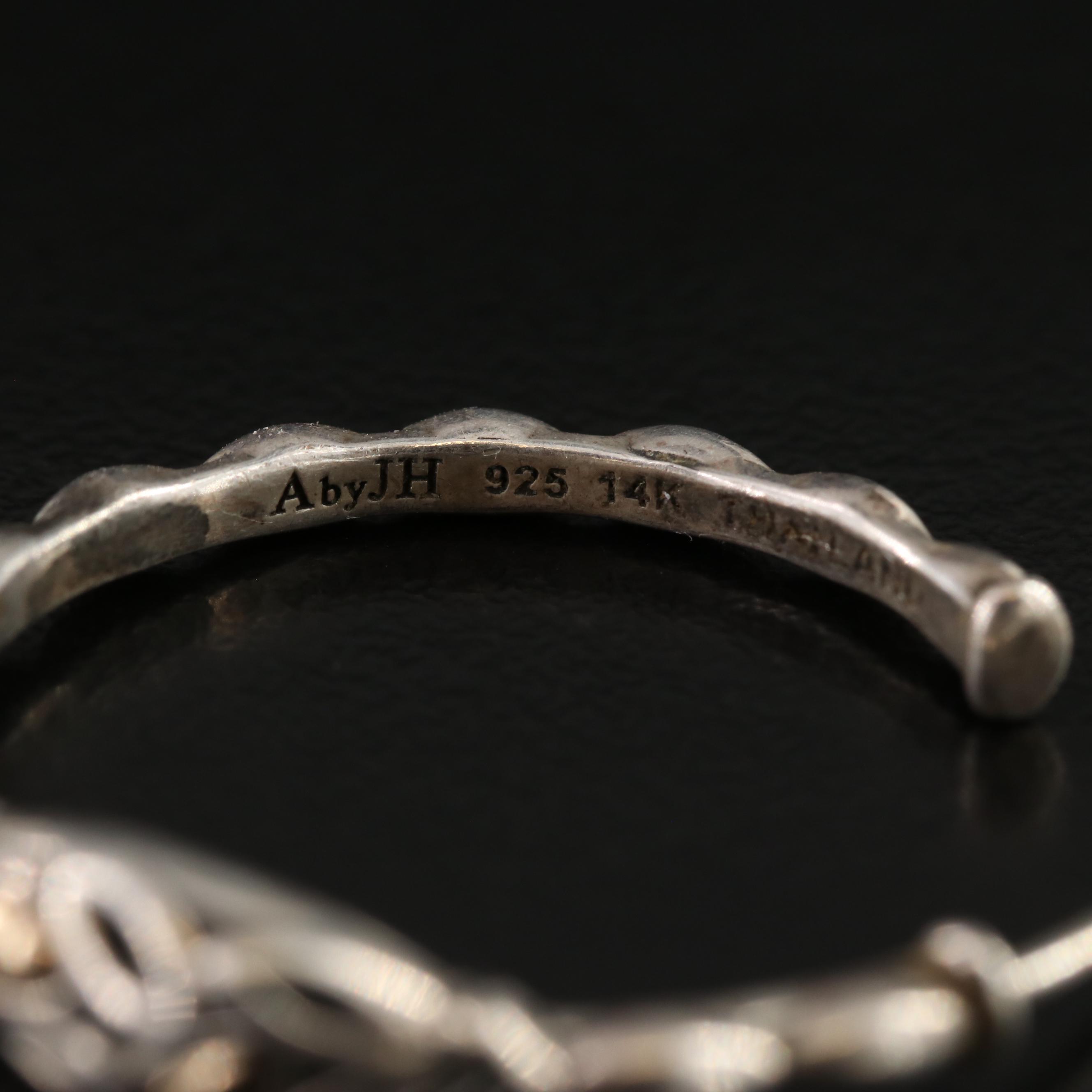 Angela by John Hardy Sterling Hoop Earrings with 14K Accents