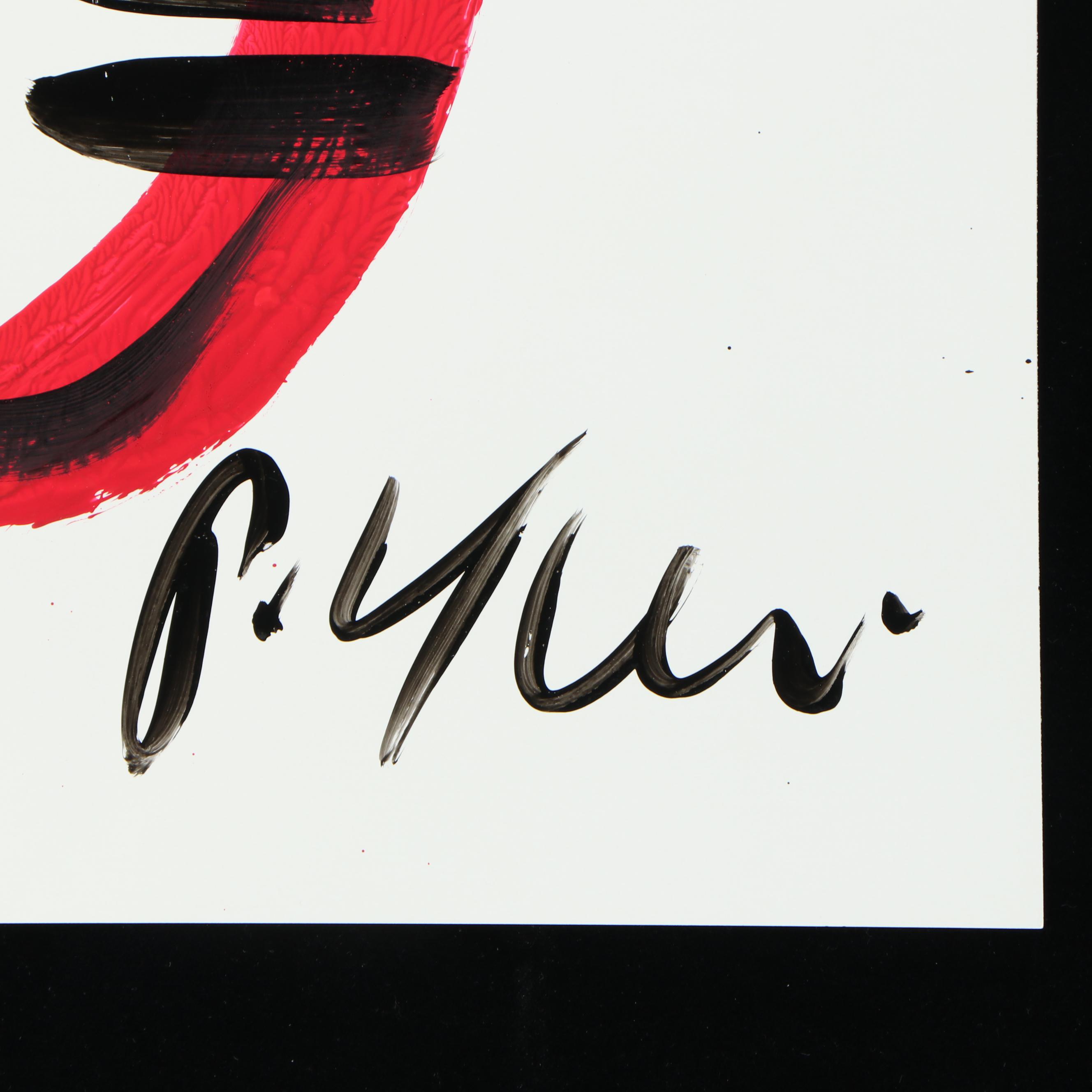 Peter Robert Keil Stylized Acrylic Portrait