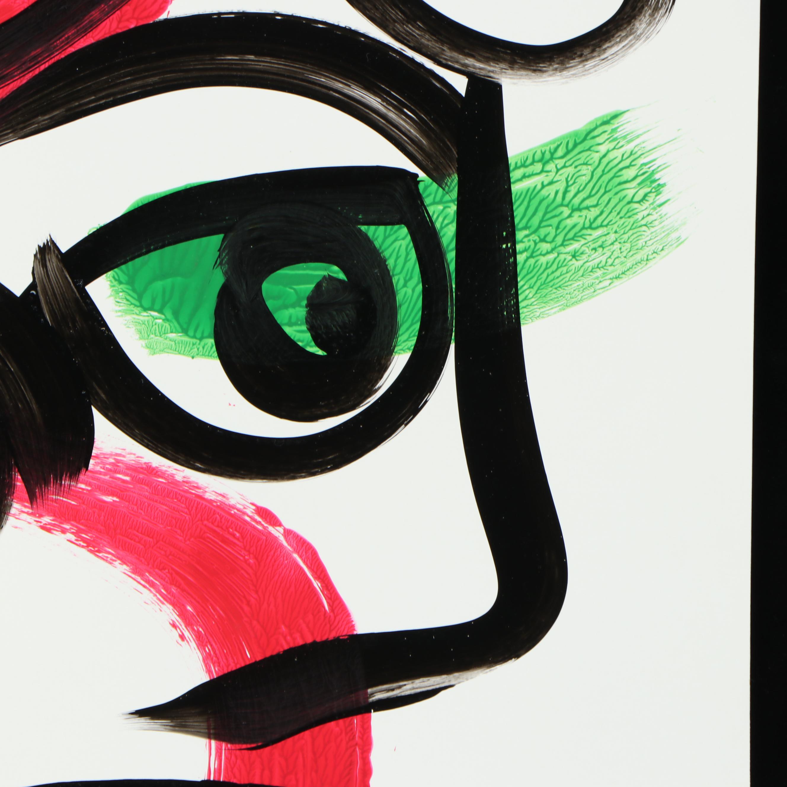 Peter Robert Keil Stylized Acrylic Portrait