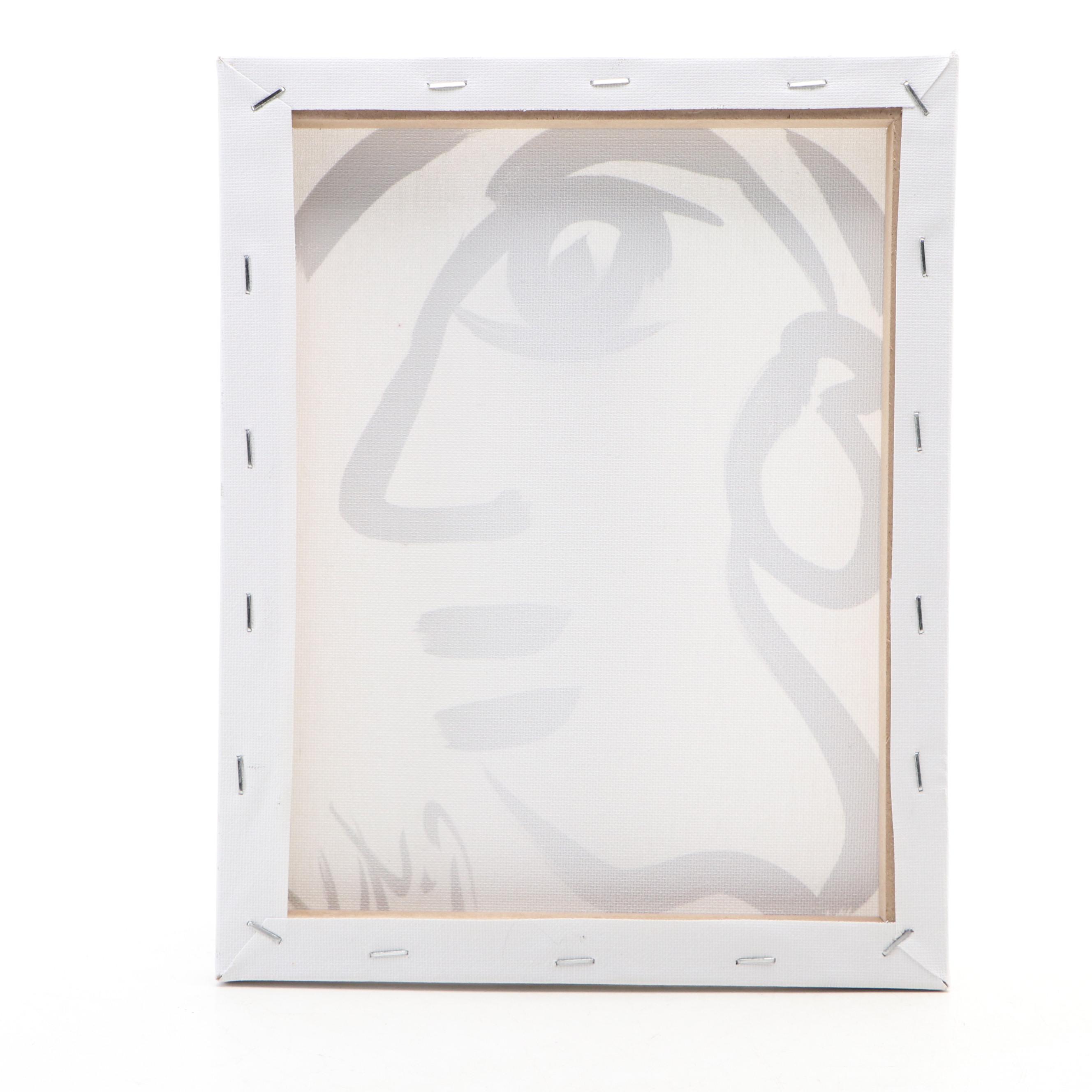 Peter Robert Keil Stylized Acrylic Portrait