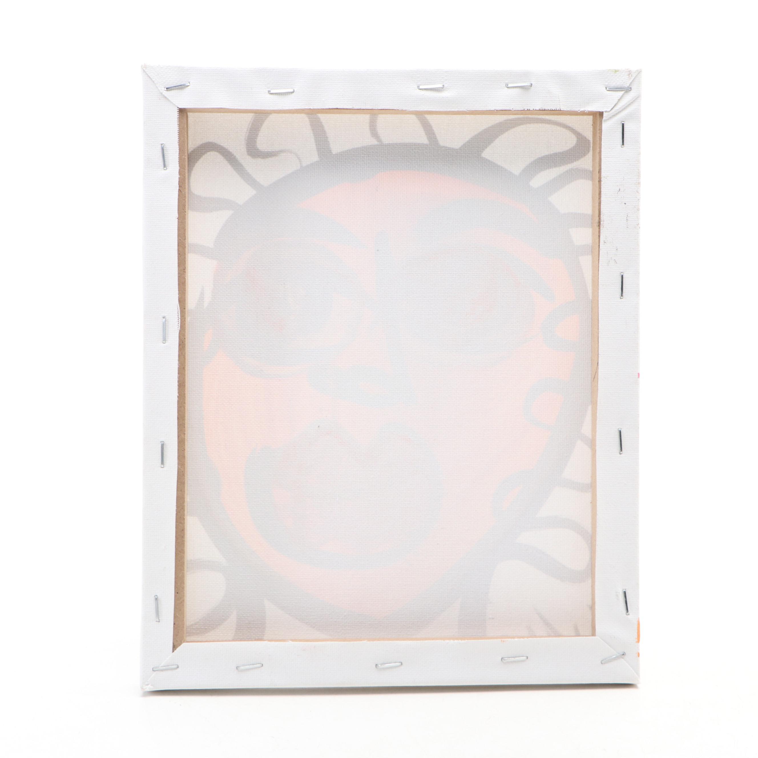 Peter Robert Keil Stylized Acrylic Portrait