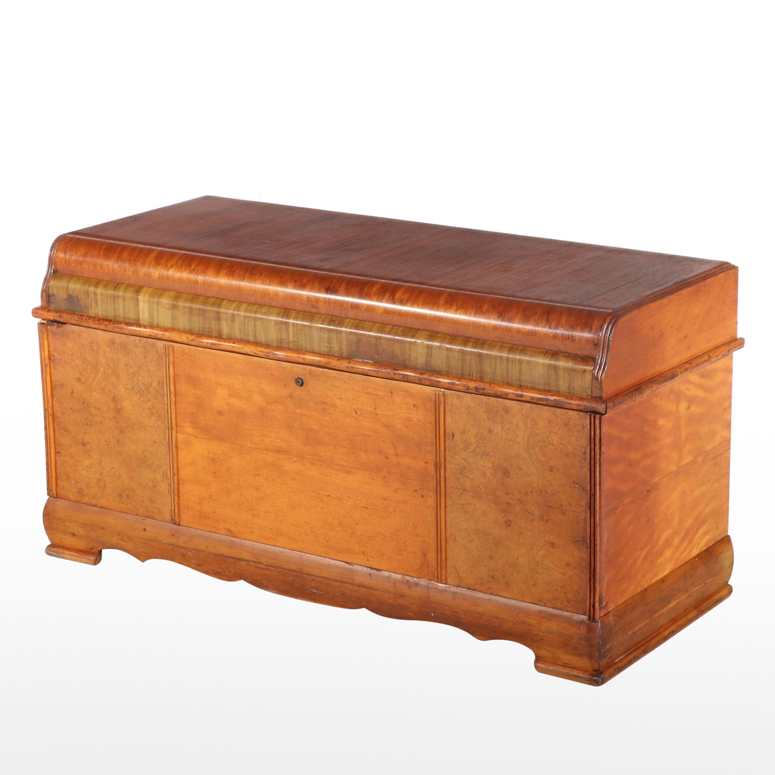 Franklin Shockey Co. Art Deco Style "The Franklin Hope Chest" Cedar-Lined Chest
