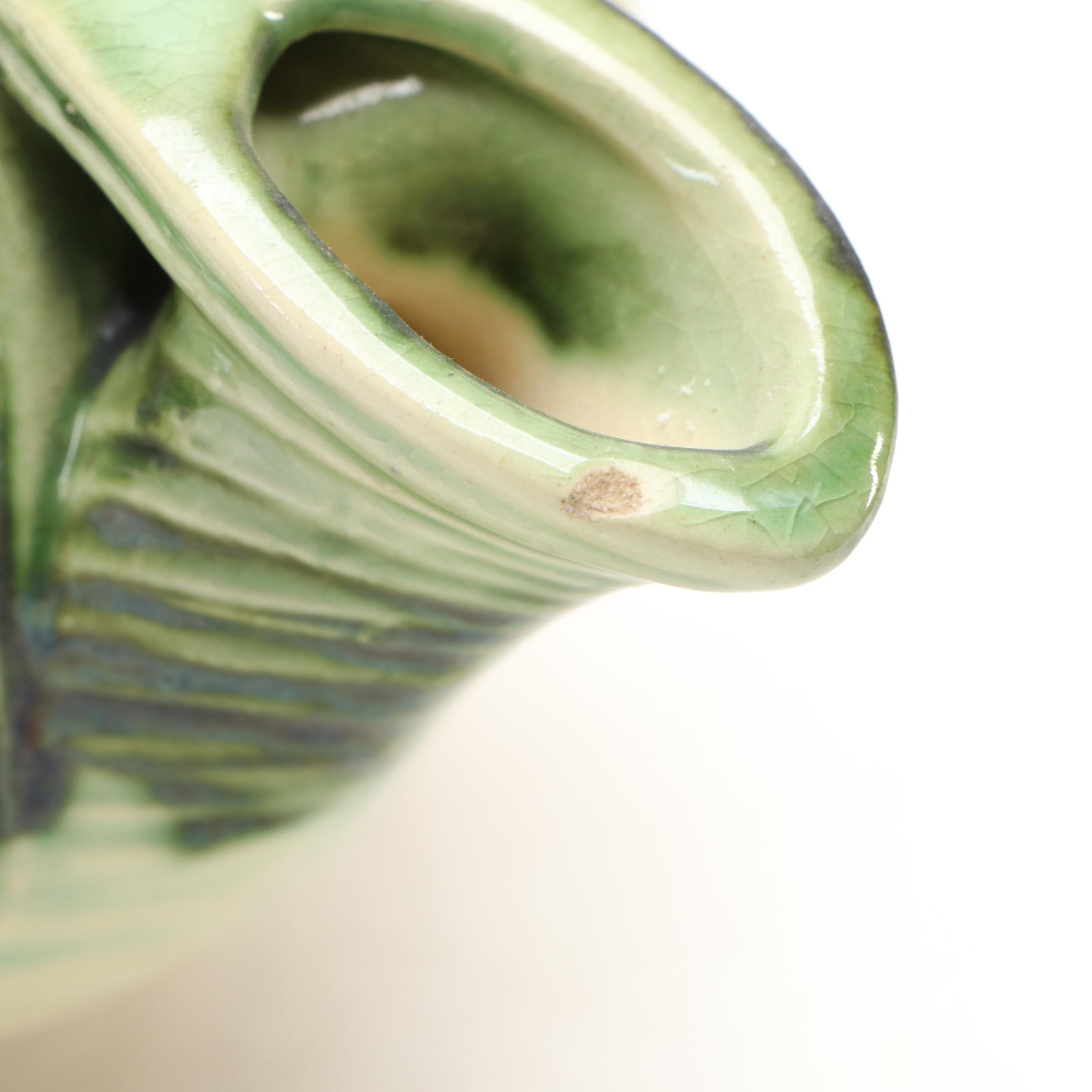 McCoy Pottery Pine Cone Tea Set, Mid-20th Century