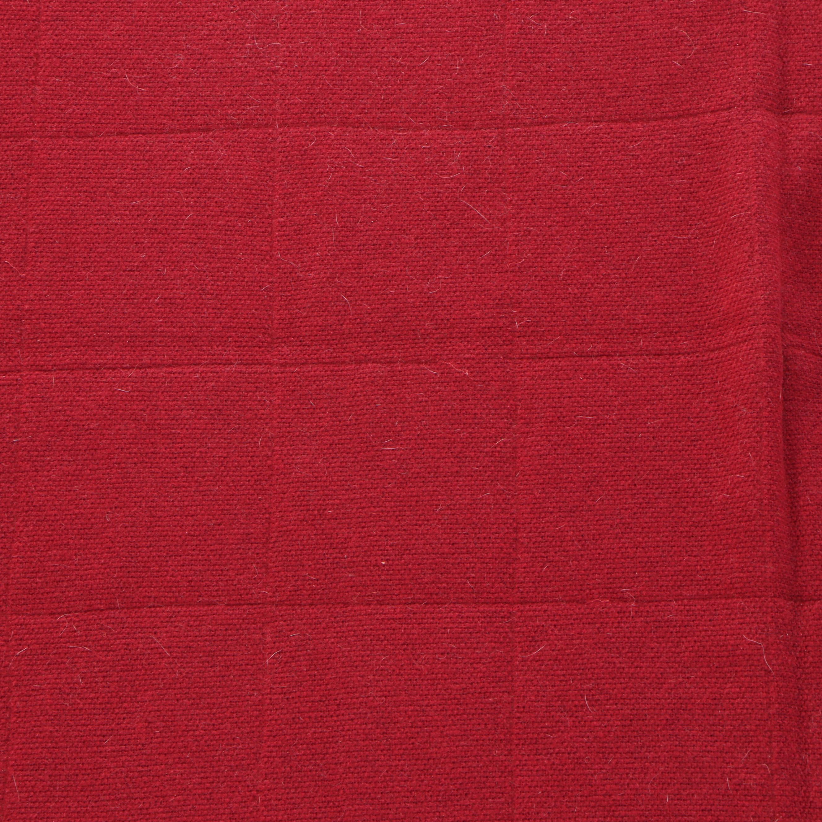 Gucci Italian Made Leather Trimmed Wool Blanket