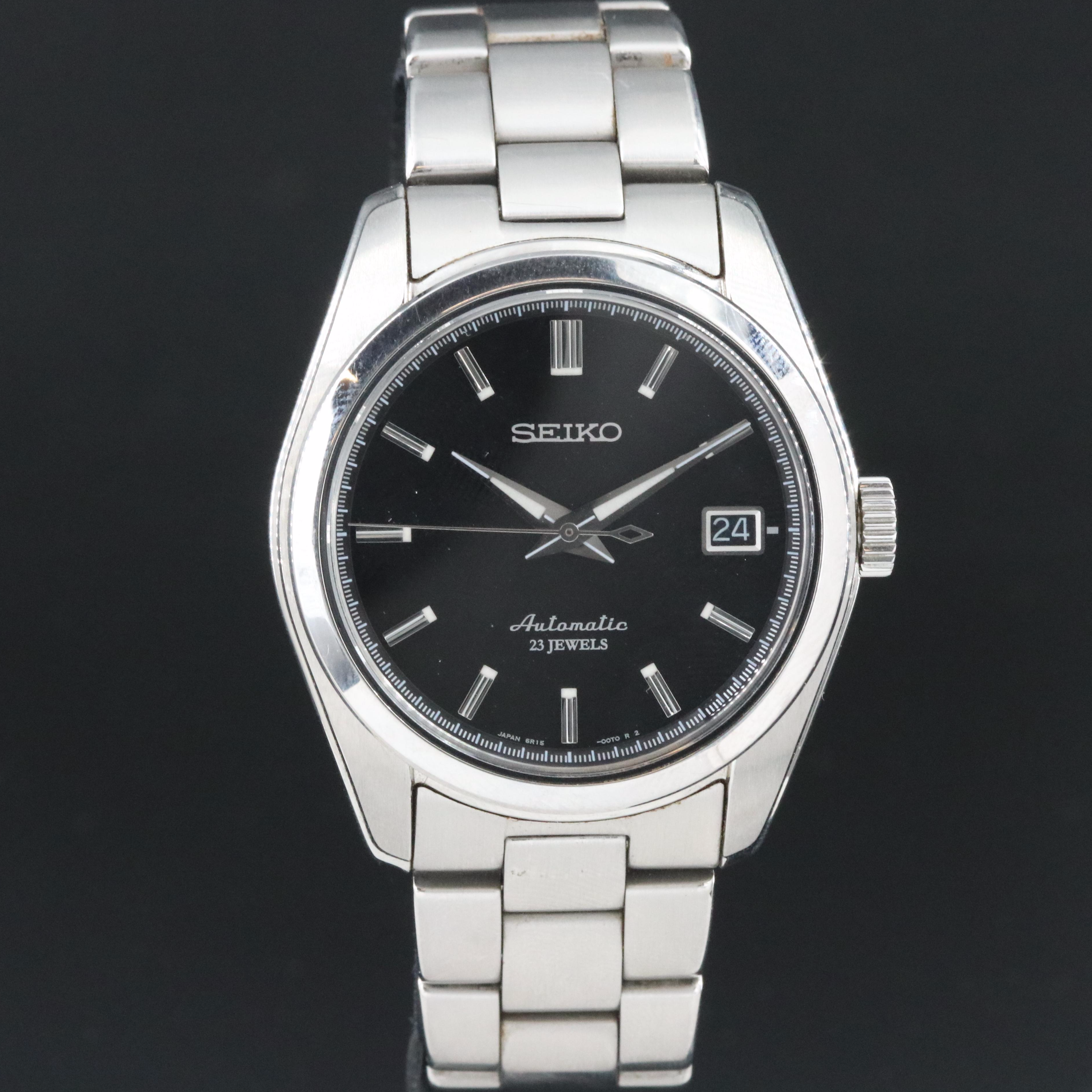 Seiko Classic Date Black Automatic Watch