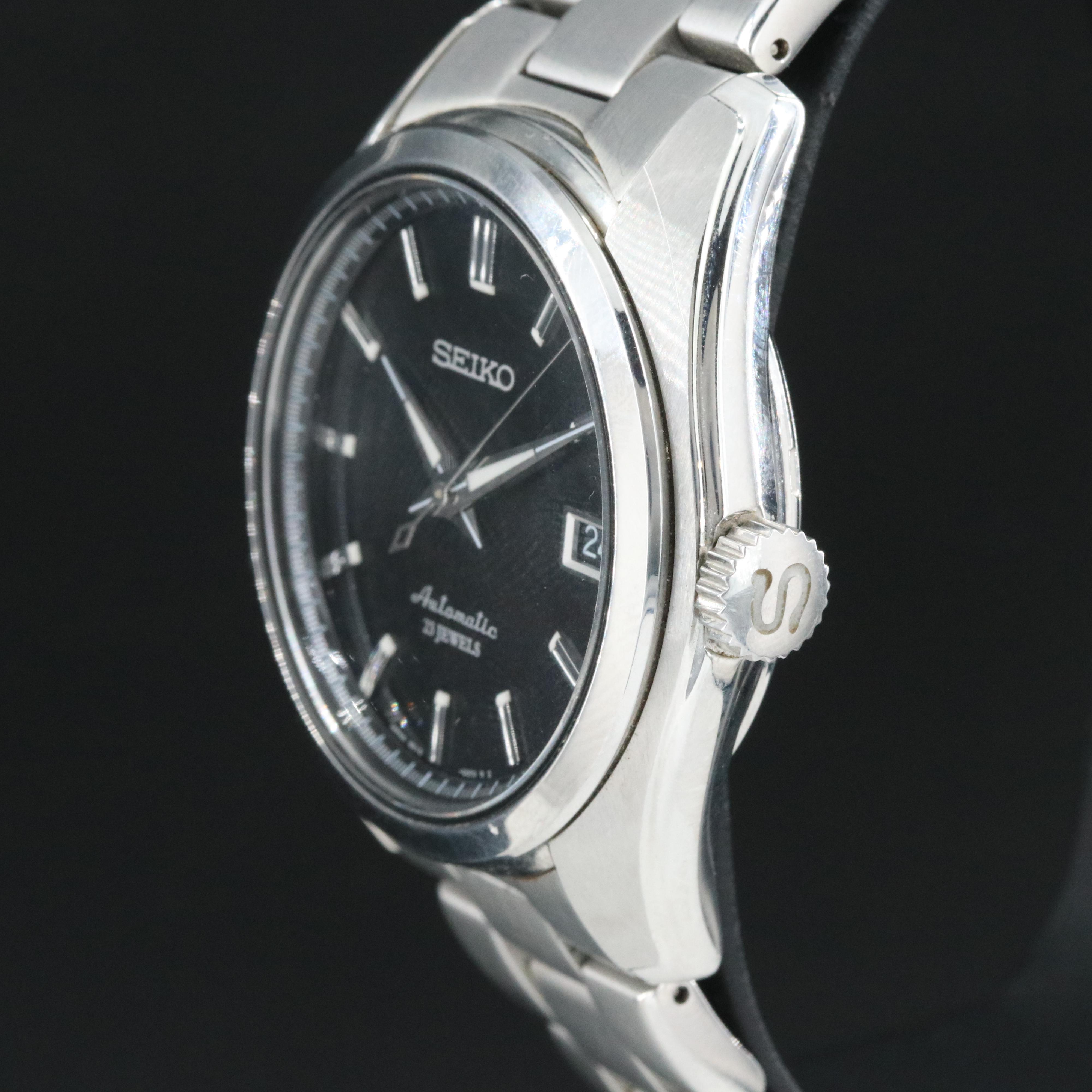 Seiko Classic Date Black Automatic Watch