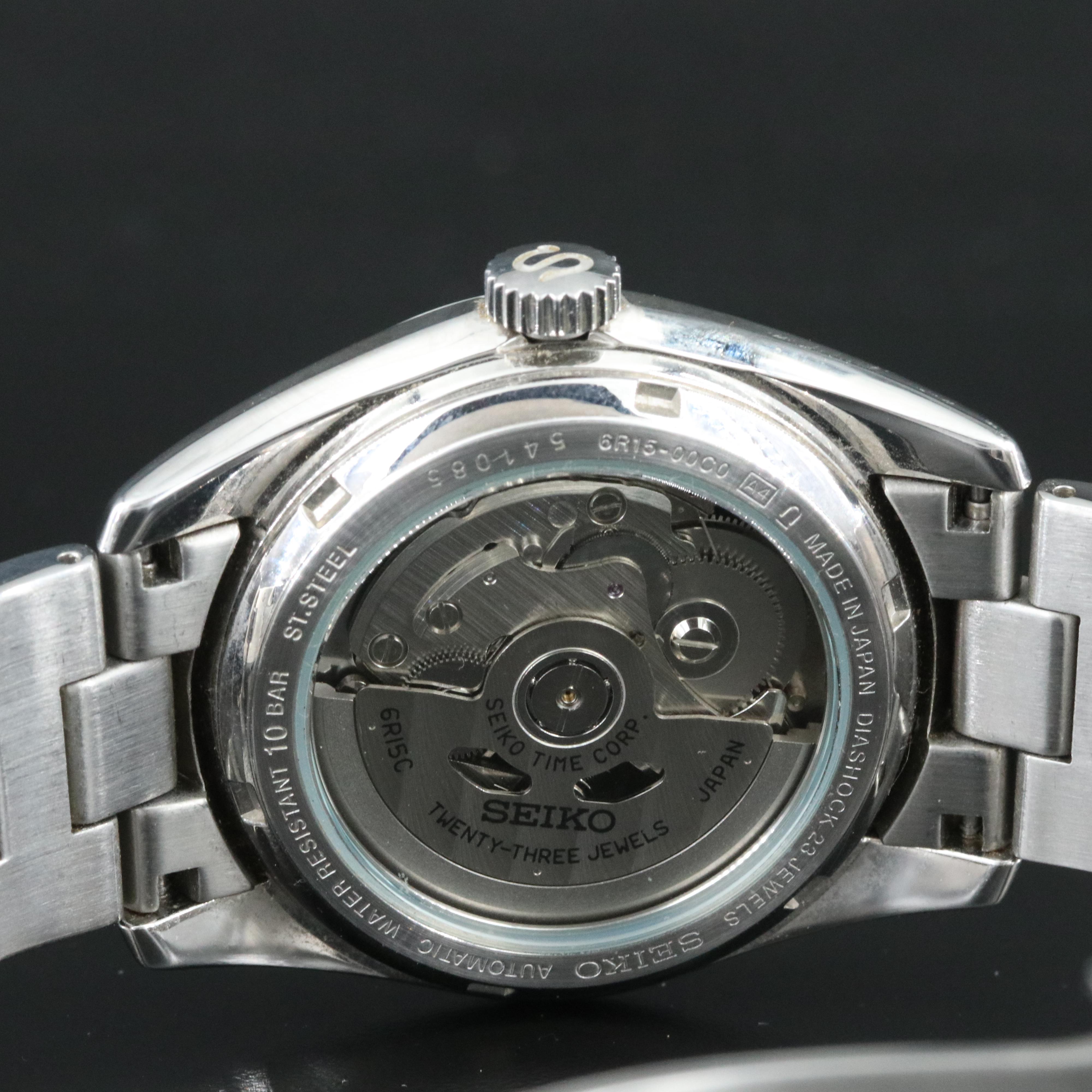 Seiko Classic Date Black Automatic Watch