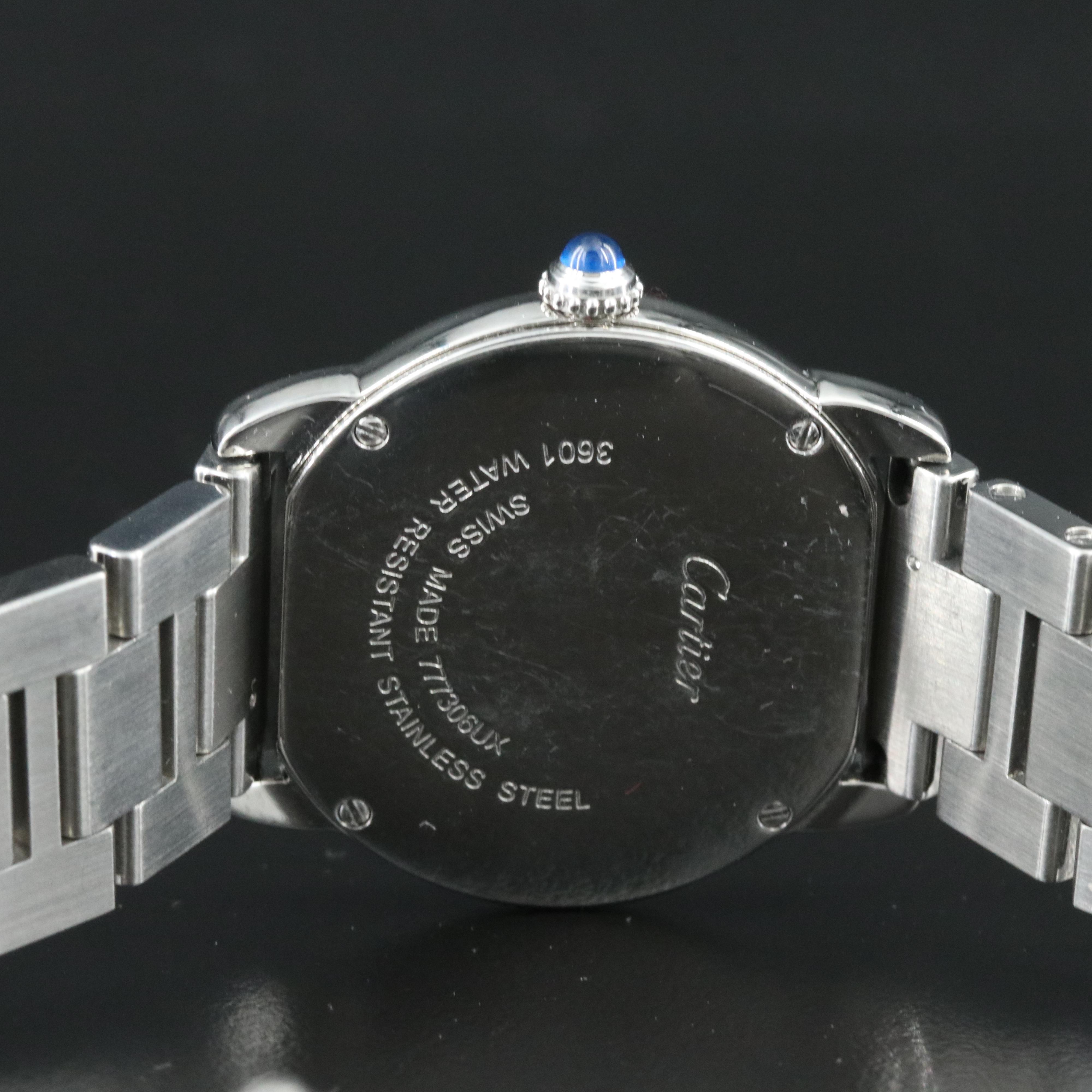 Cartier Ronde Solo de Cartier 29 Custom Diamond Steel Watch