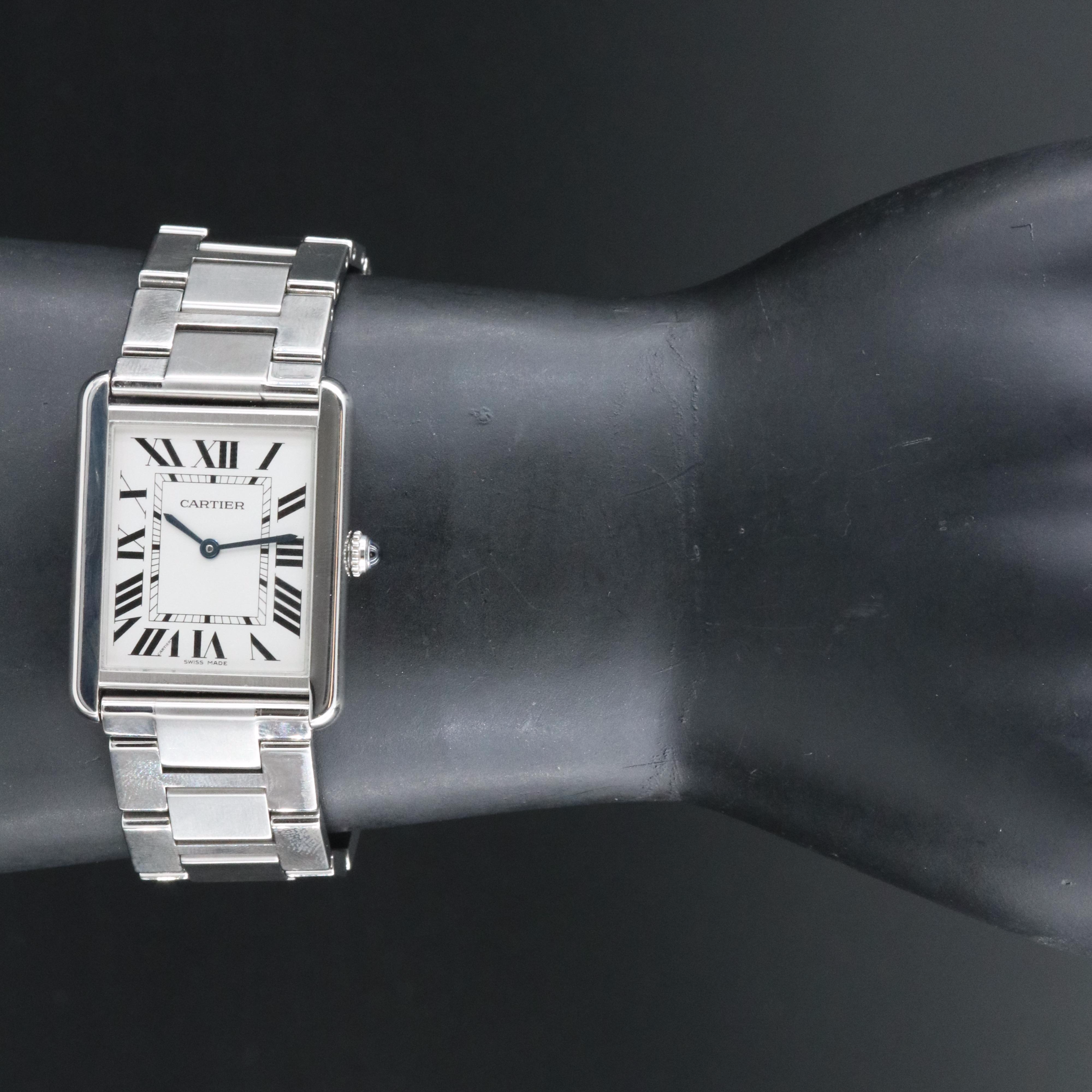 Cartier Tank Solo Large Steel Quartz Watch