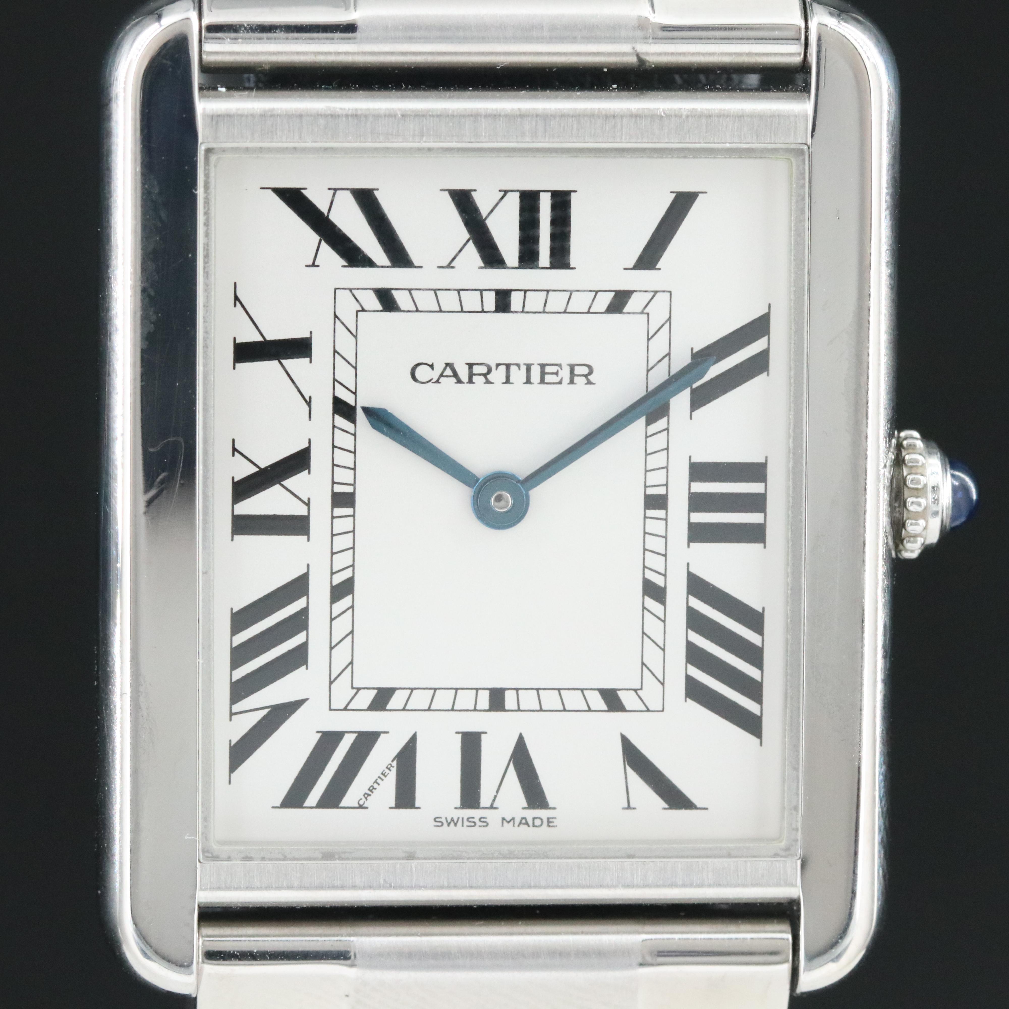 Cartier Tank Solo Large Steel Quartz Watch