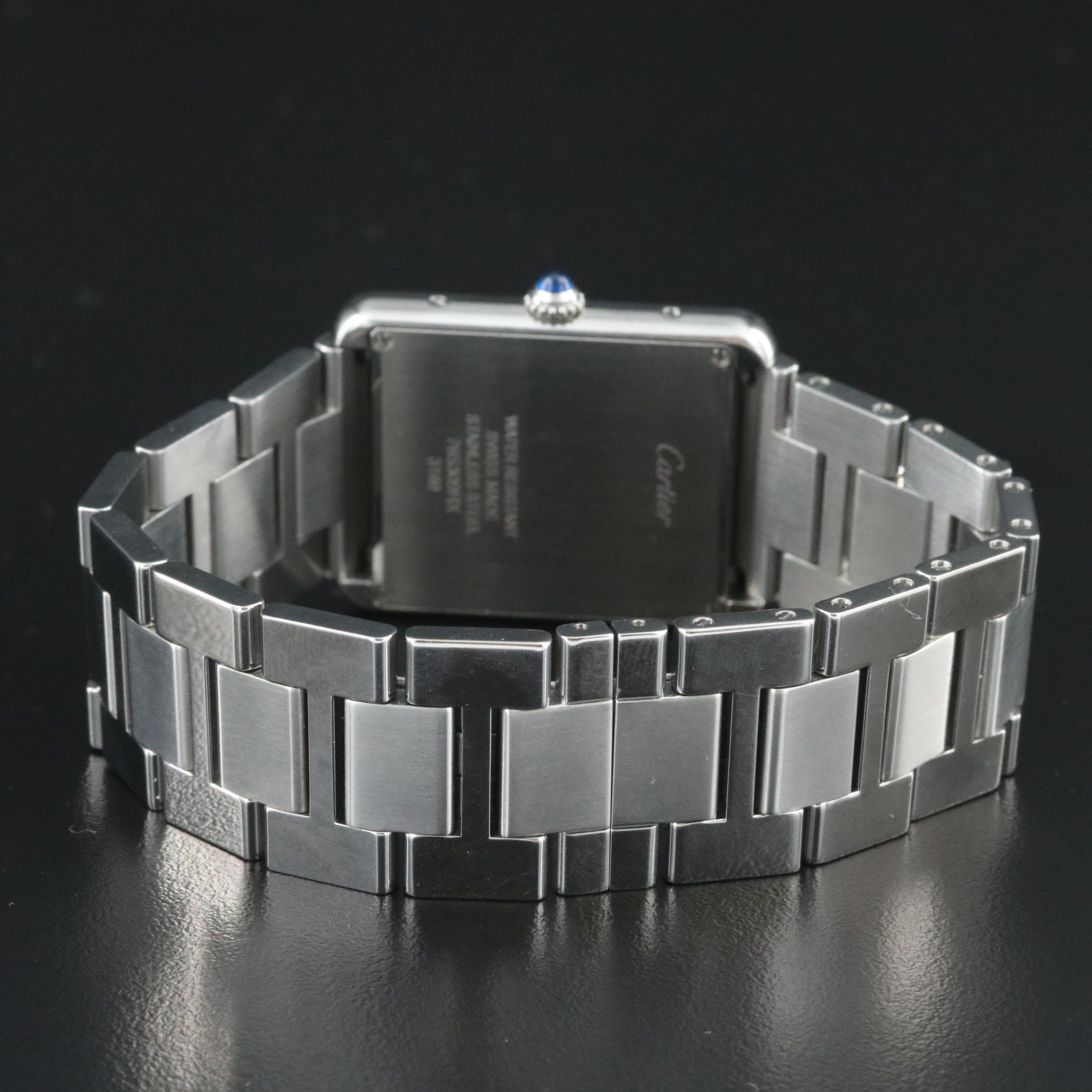 Cartier Tank Solo Large Steel Quartz Watch