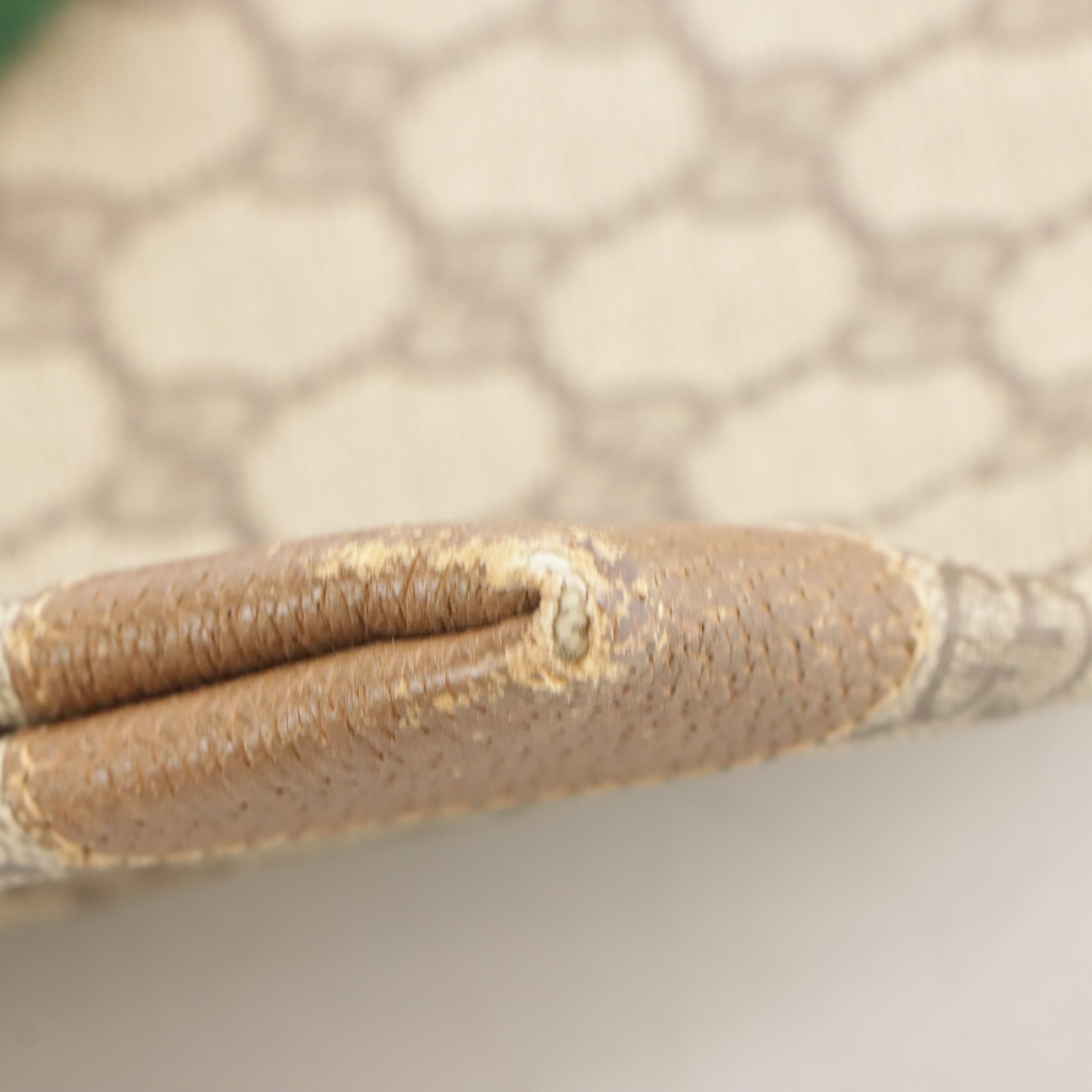 Gucci Interlocking GG Web Stripe Flat Tote in GG Supreme Canvas, 1980s