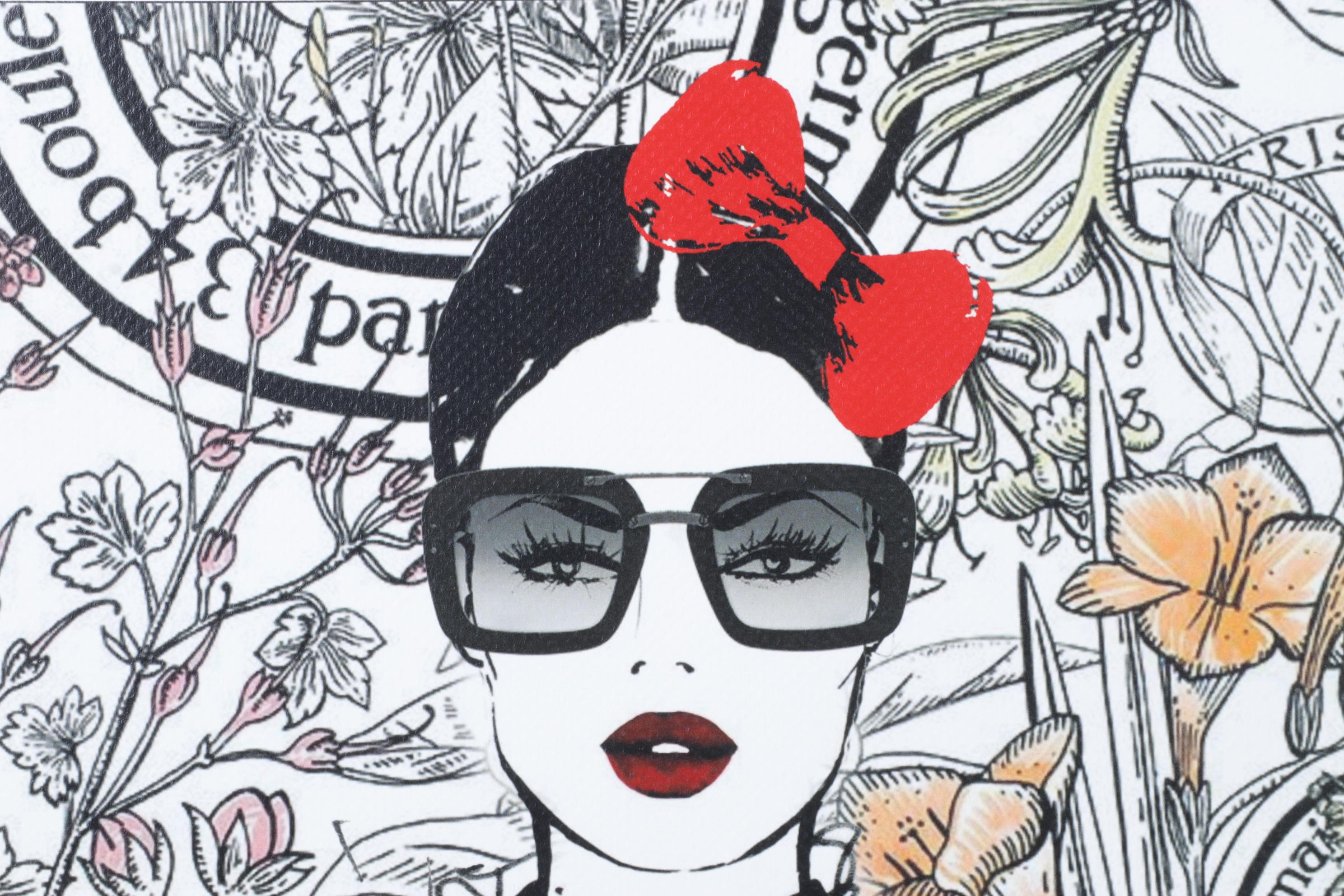 Death NYC Pop Art Graphic Print Homage to Prada, 2024