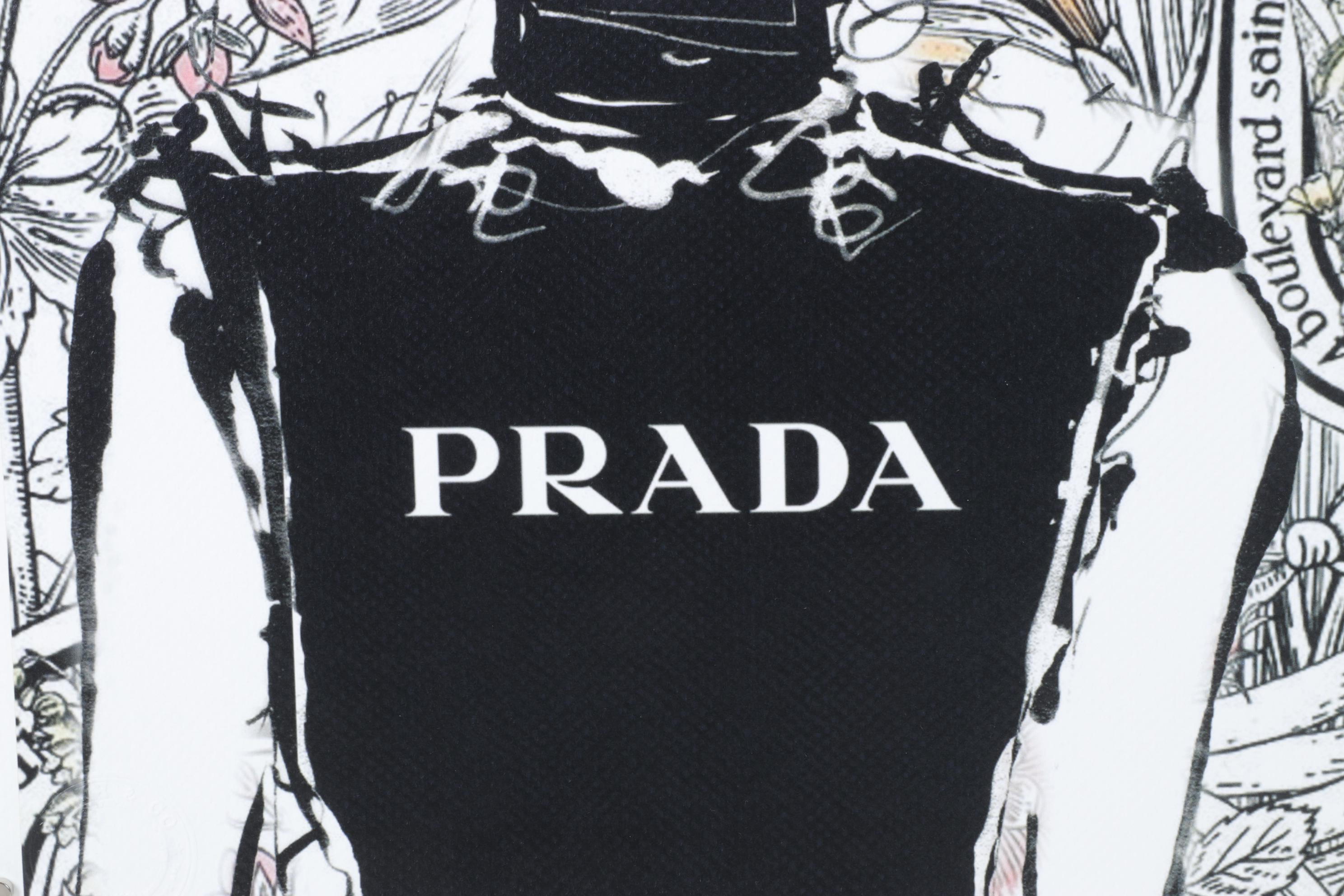 Death NYC Pop Art Graphic Print Homage to Prada, 2024