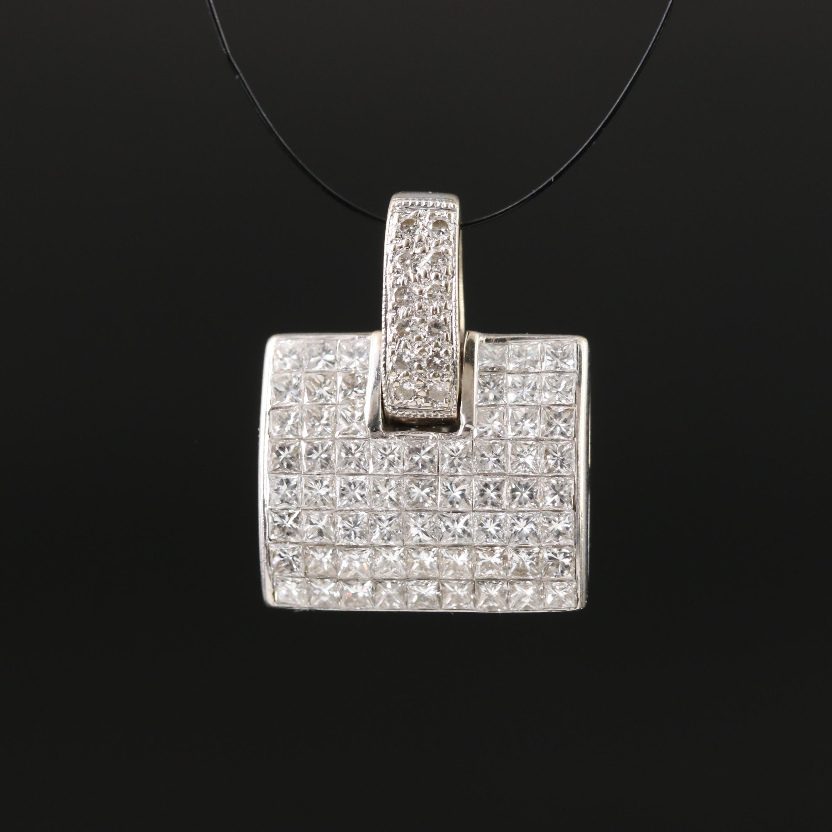 18K 1.20 CTW Diamond Pendant