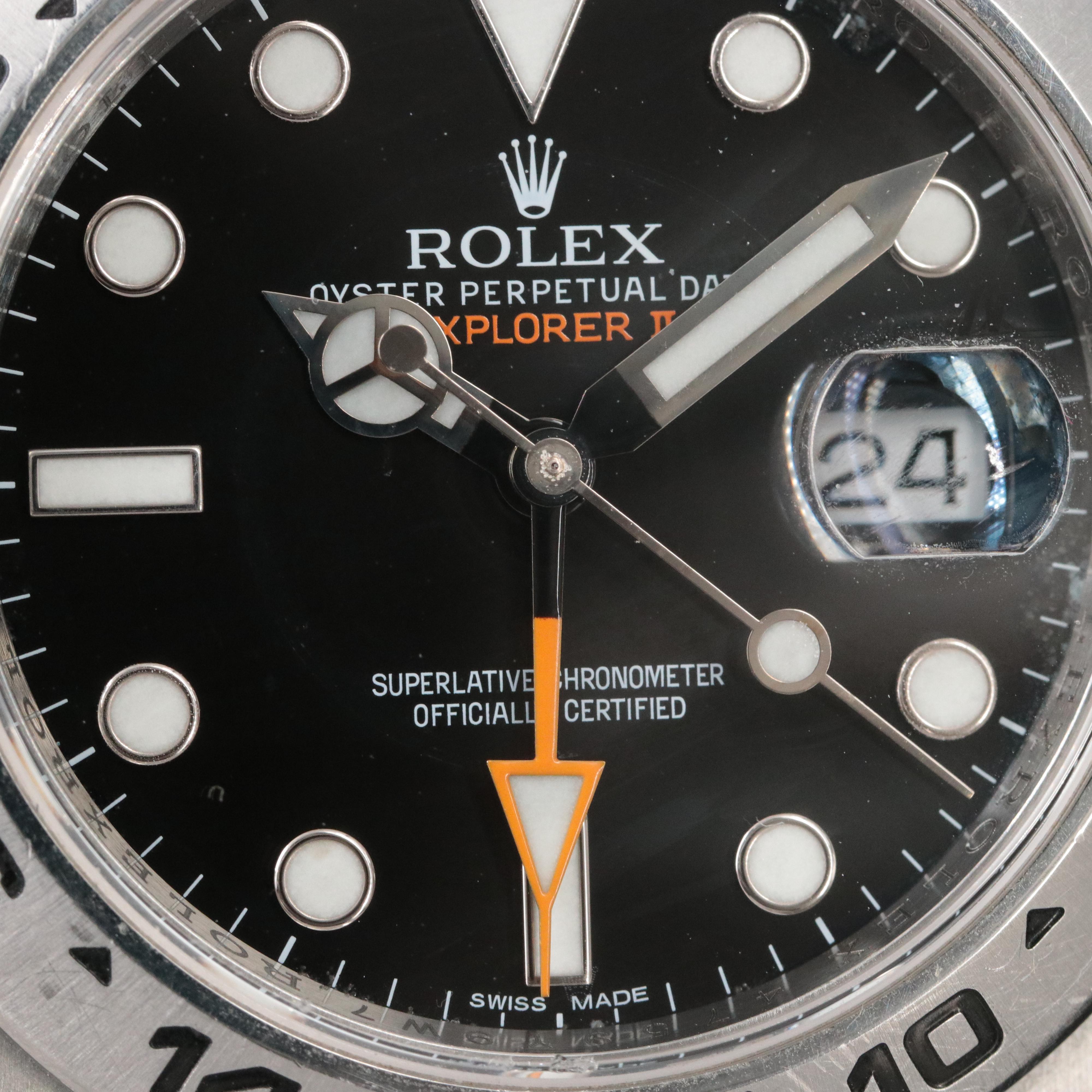 2014 Rolex Explorer II with Black Dial Watch