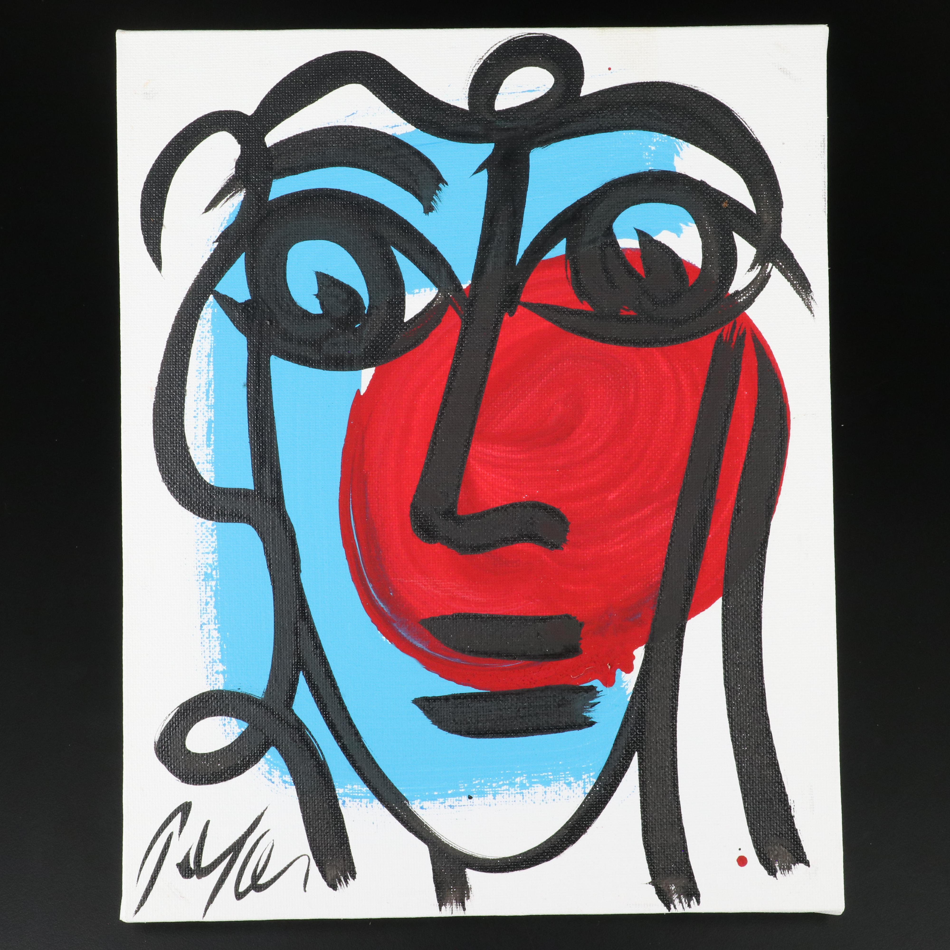 Peter Robert Keil Stylized Acrylic Portrait