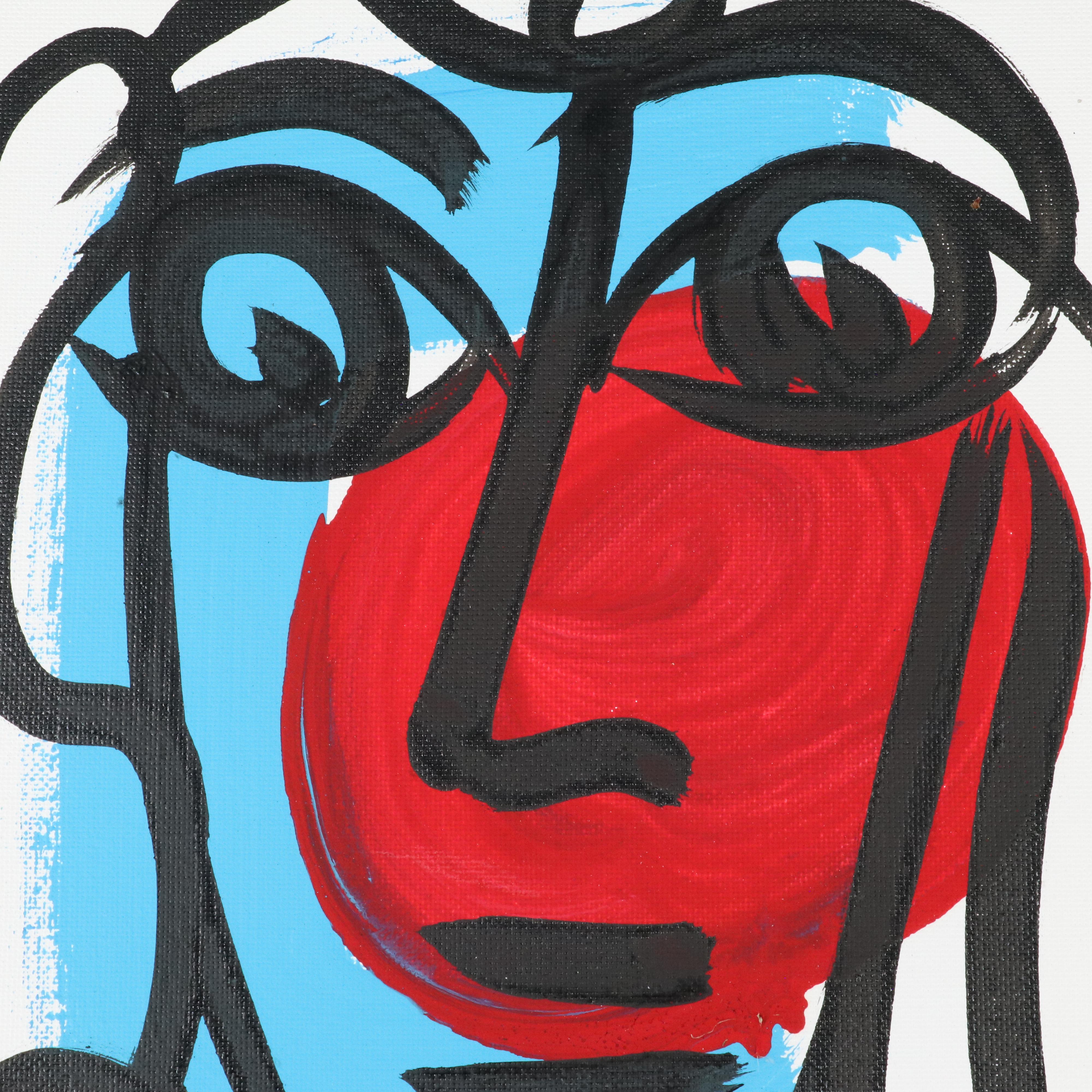 Peter Robert Keil Stylized Acrylic Portrait