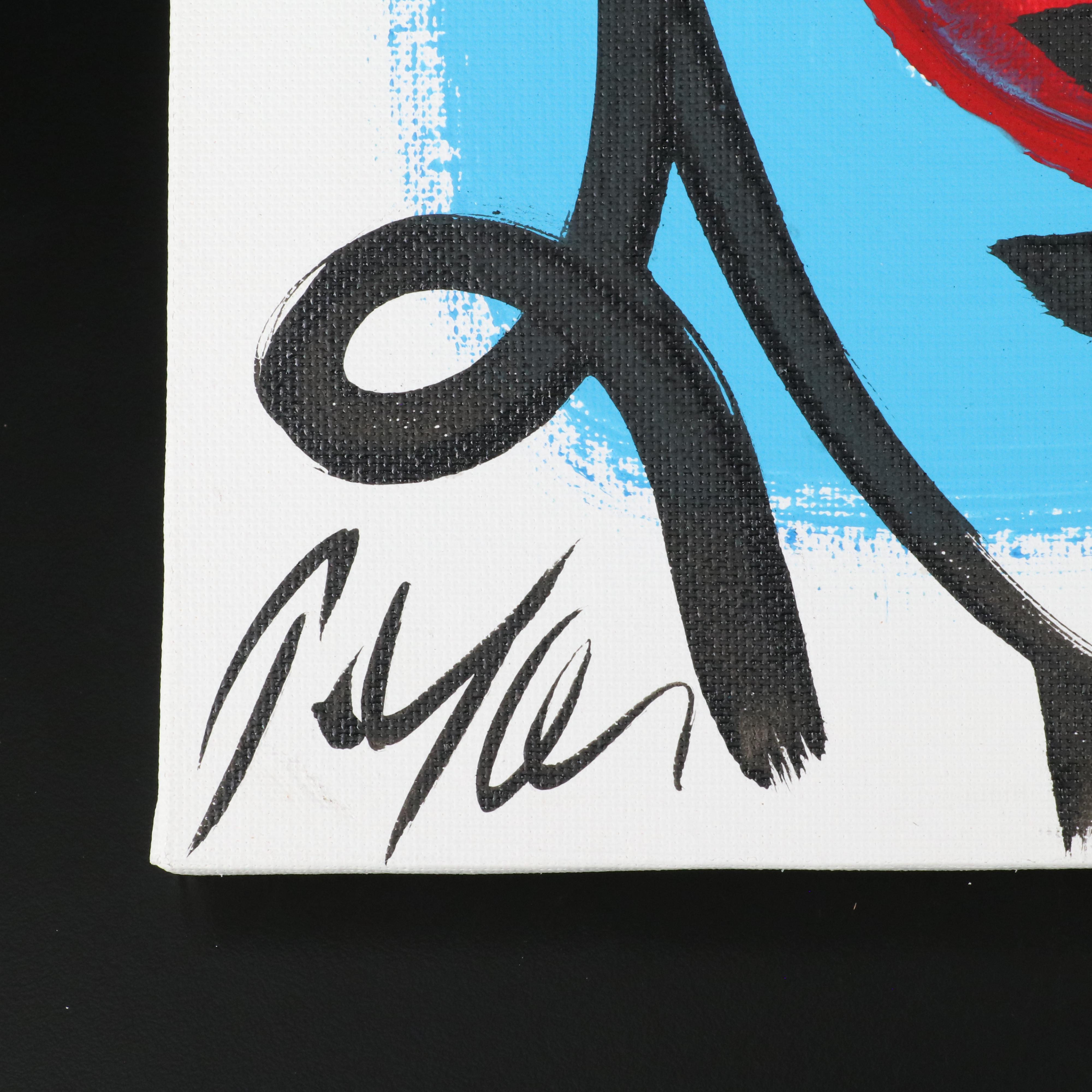 Peter Robert Keil Stylized Acrylic Portrait