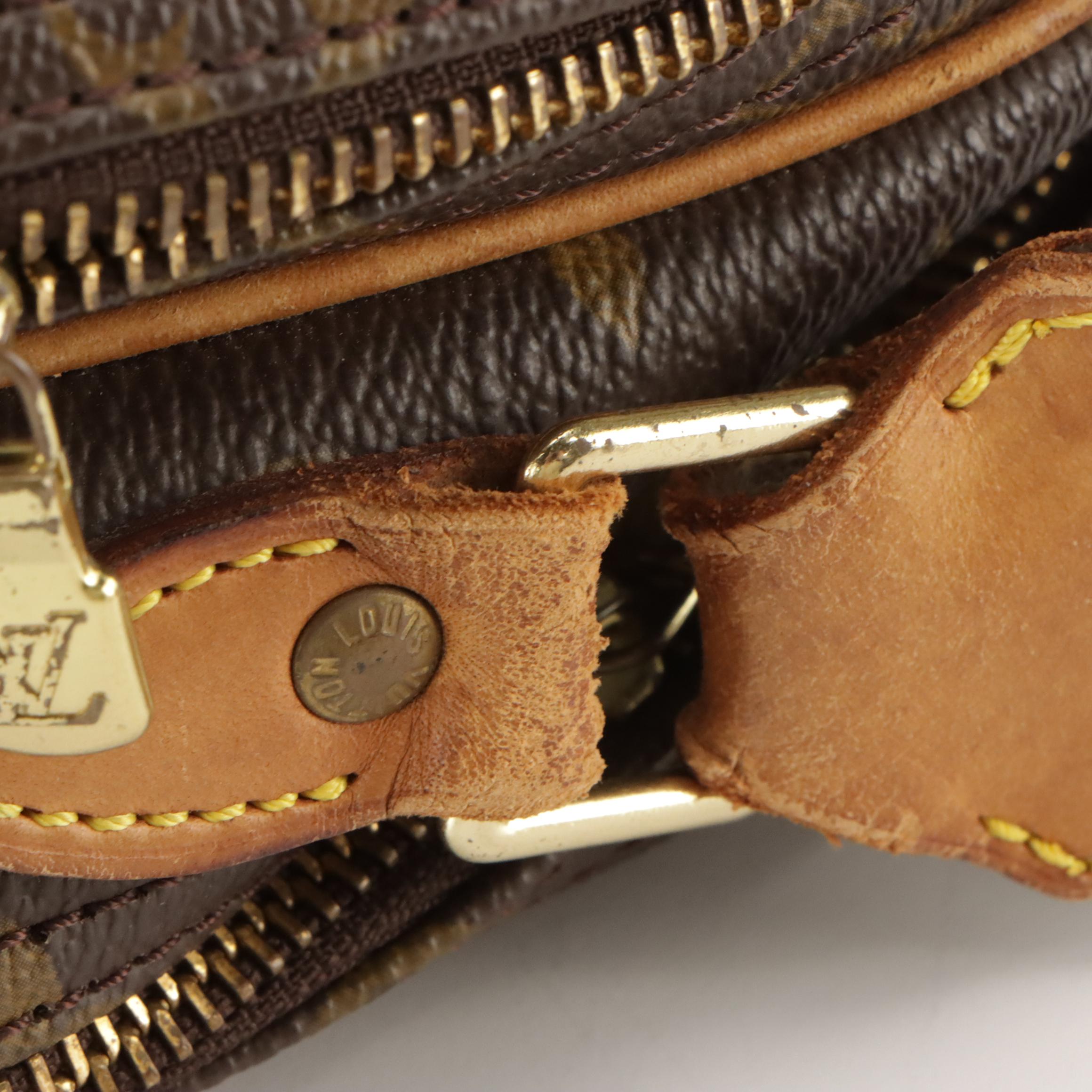 Louis Vuitton Reporter PM Crossbody Bag in Monogram Canvas and Vachetta Leather