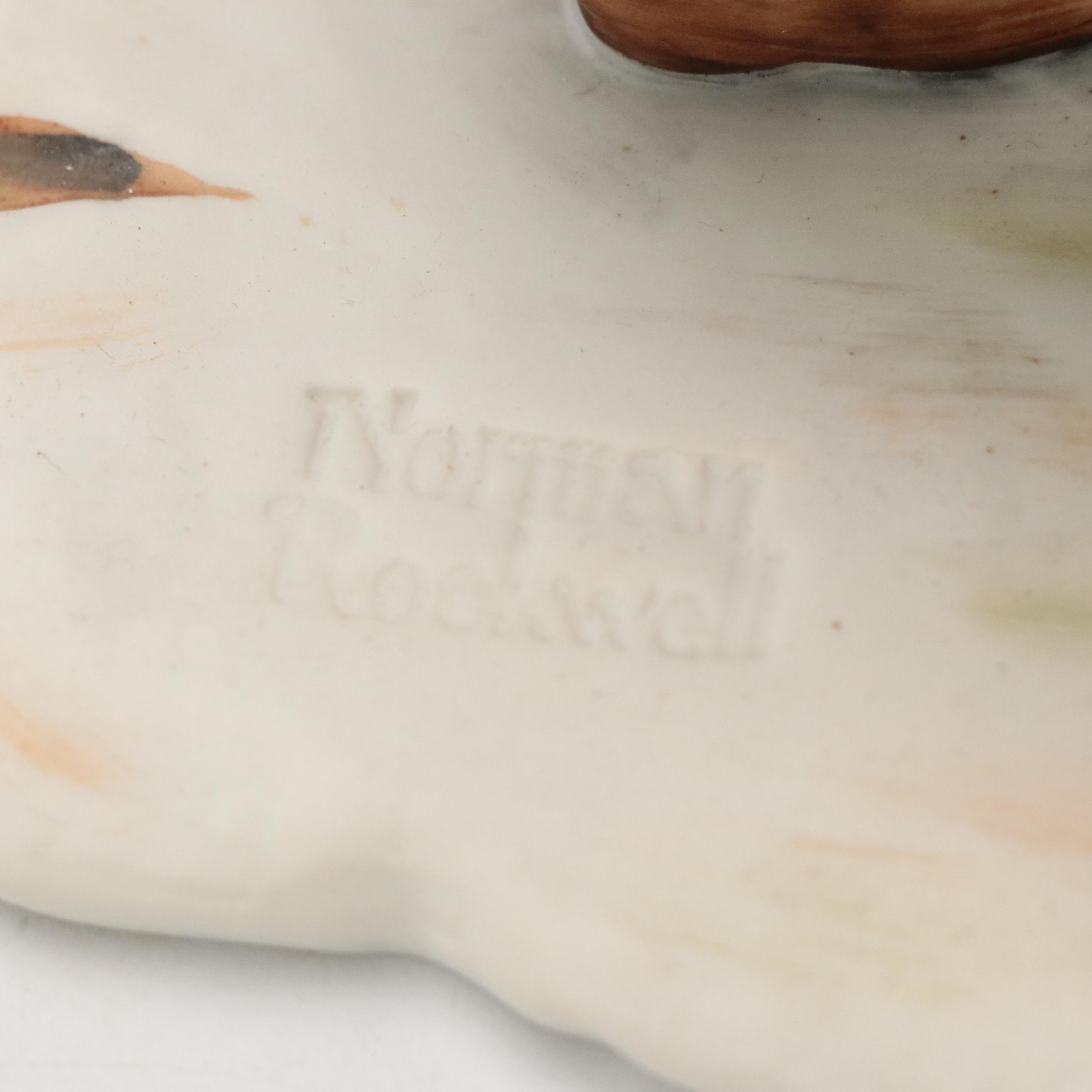 Gorham First Edition "Norman Rockwell's Four Seasons" Porcelain Figurines, 1972