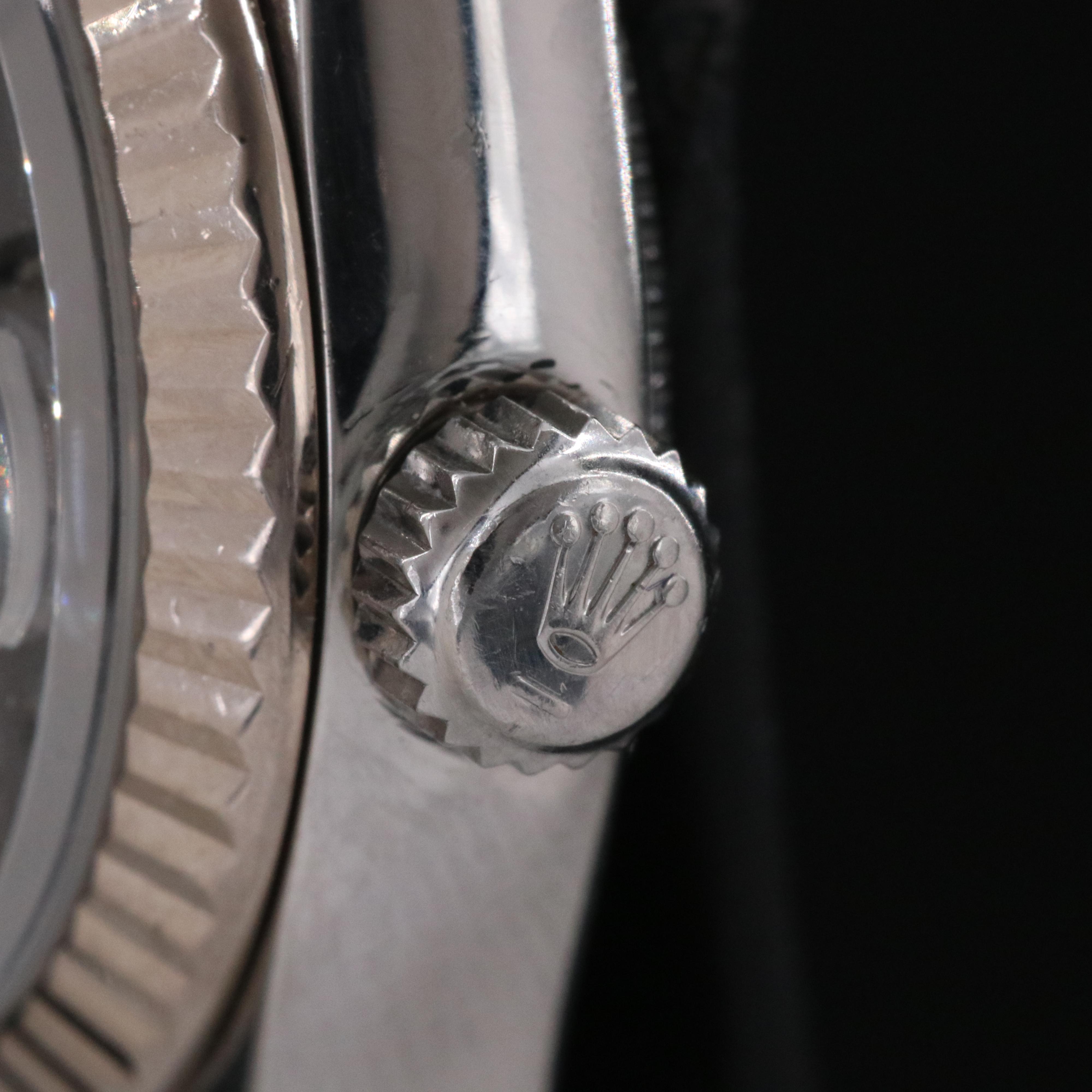 2005 Rolex Datejust 179174 Mother-of-Pearl Diamond Steel Automatic Watch