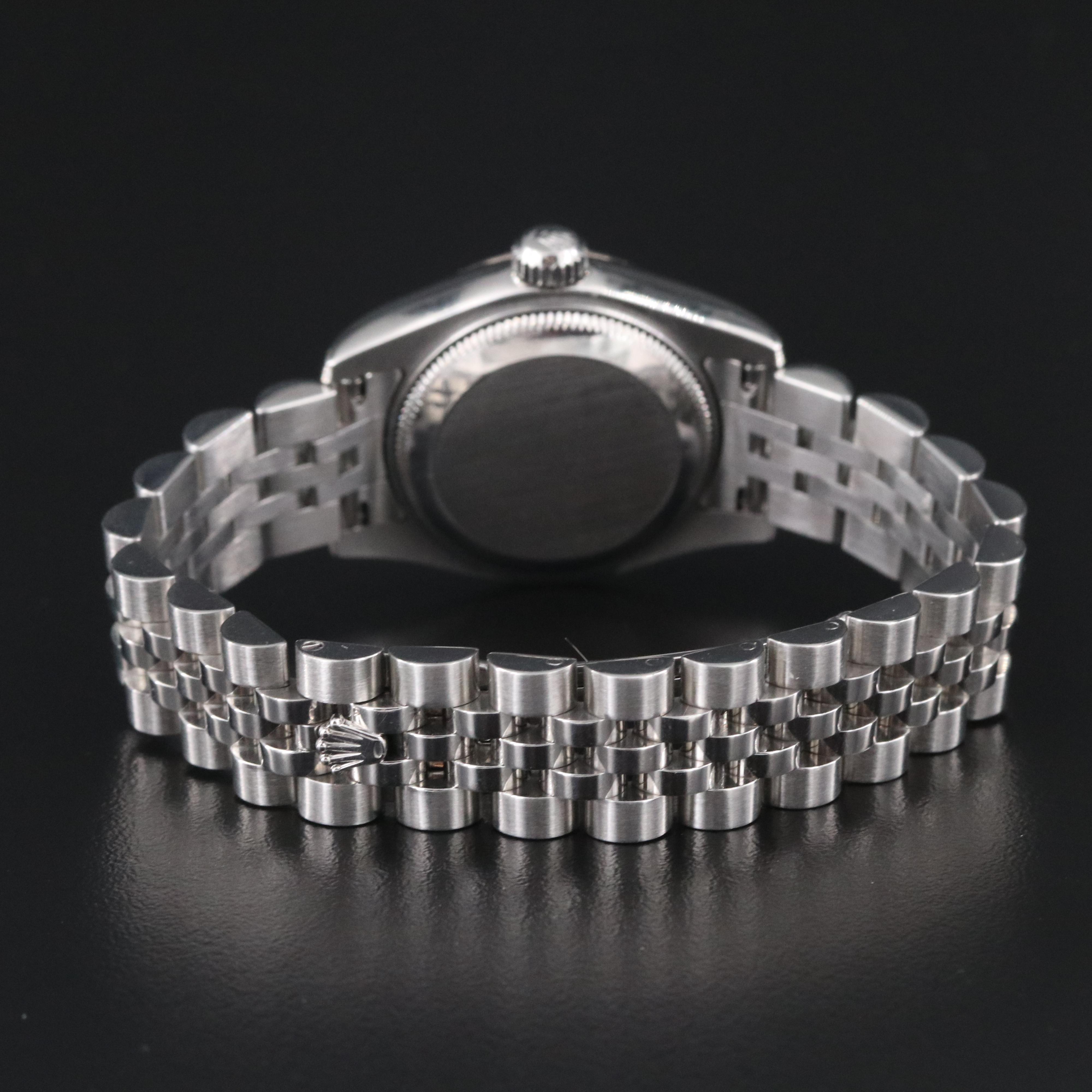 2005 Rolex Datejust 179174 Mother-of-Pearl Diamond Steel Automatic Watch