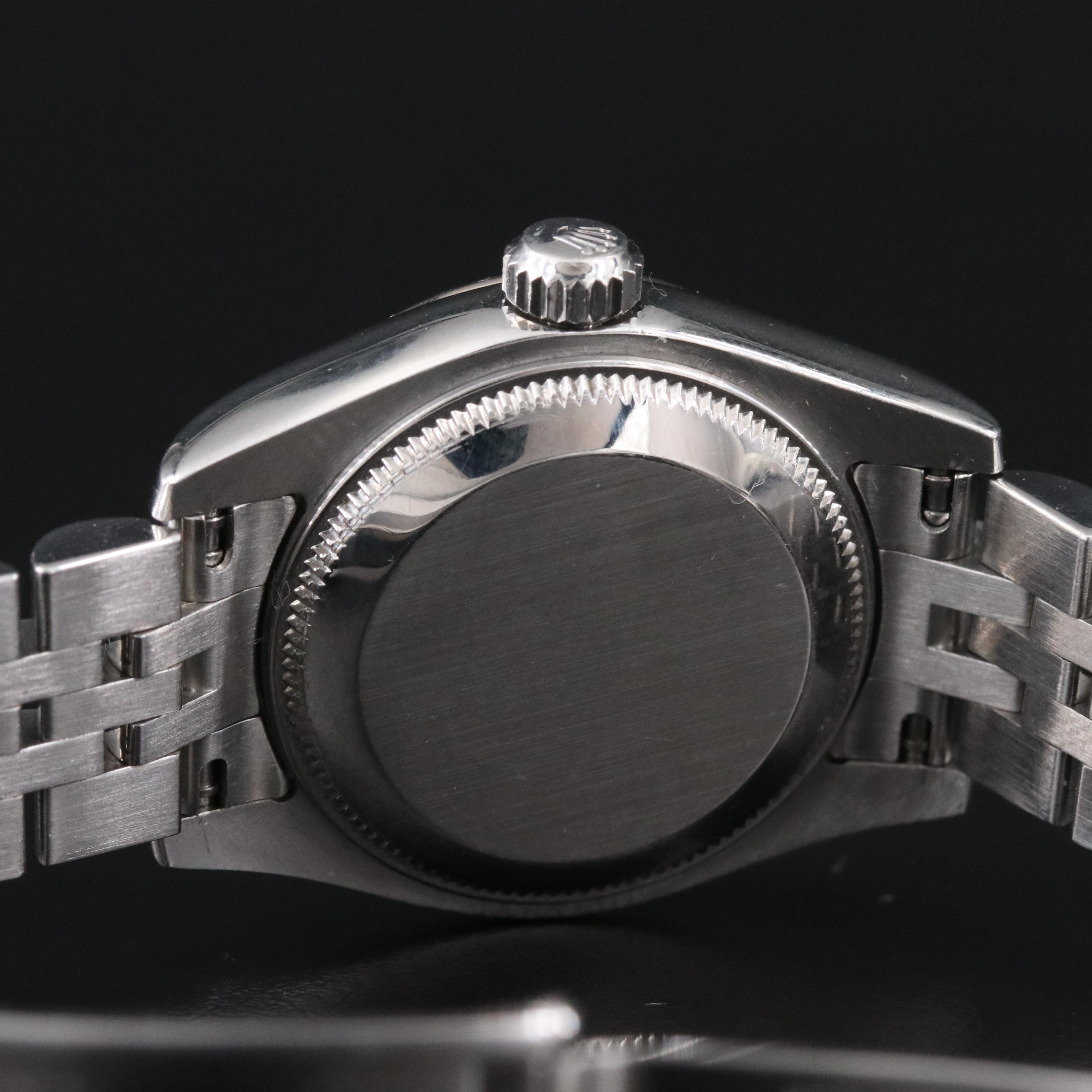 2005 Rolex Datejust 179174 Mother-of-Pearl Diamond Steel Automatic Watch