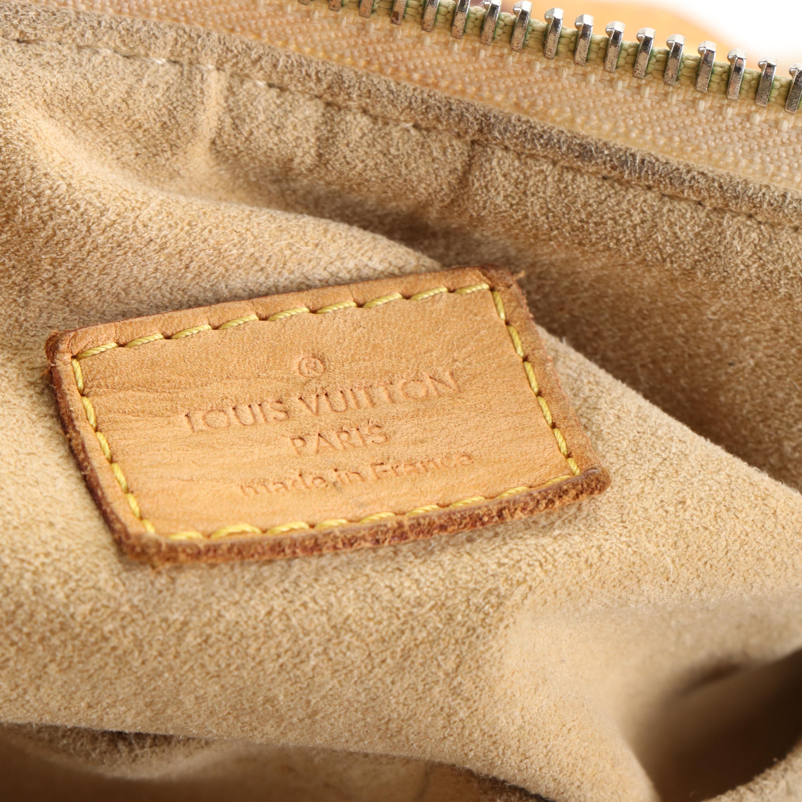 Louis Vuitton Evora Shoulder Bag in Damier Azur Coated Canvas