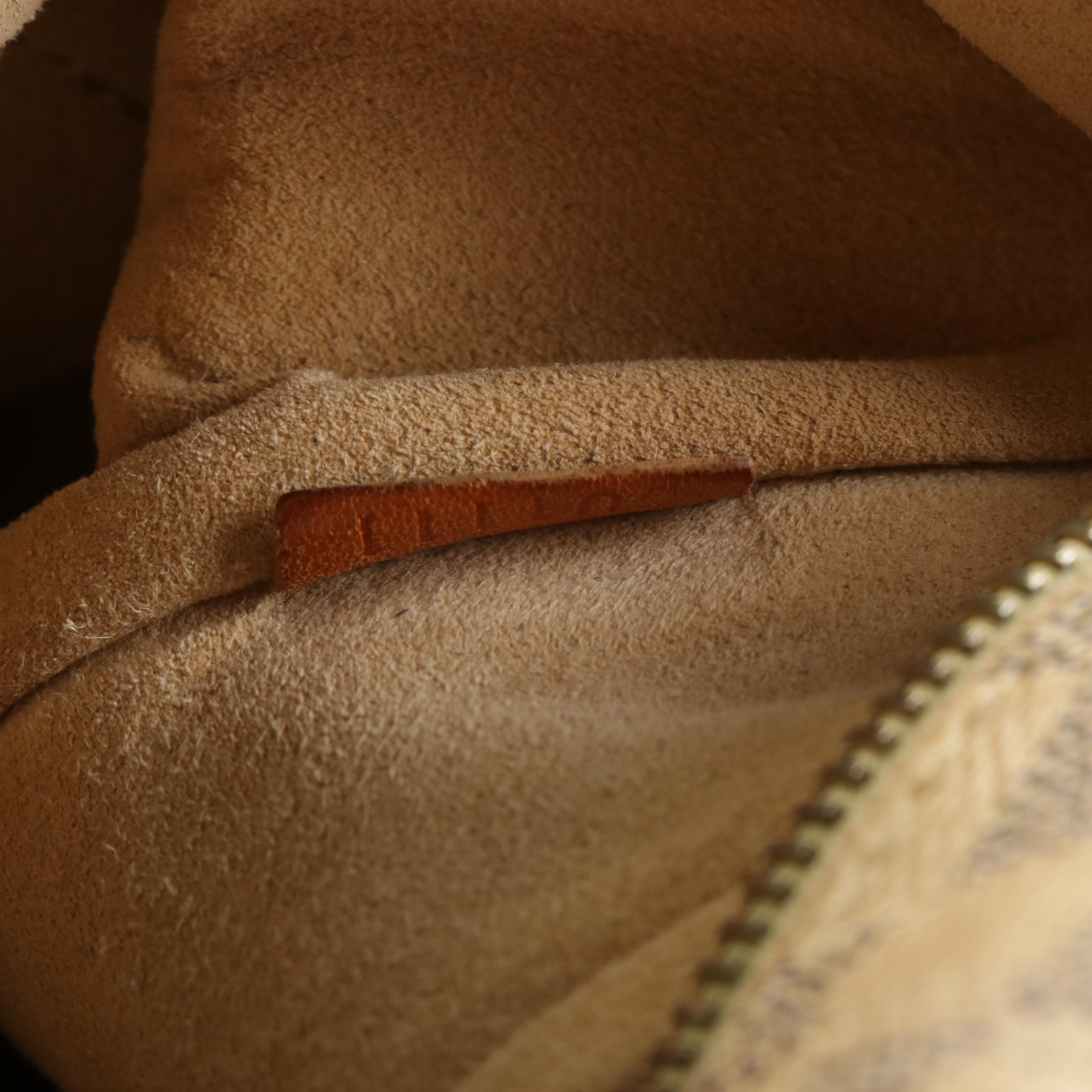 Louis Vuitton Evora Shoulder Bag in Damier Azur Coated Canvas