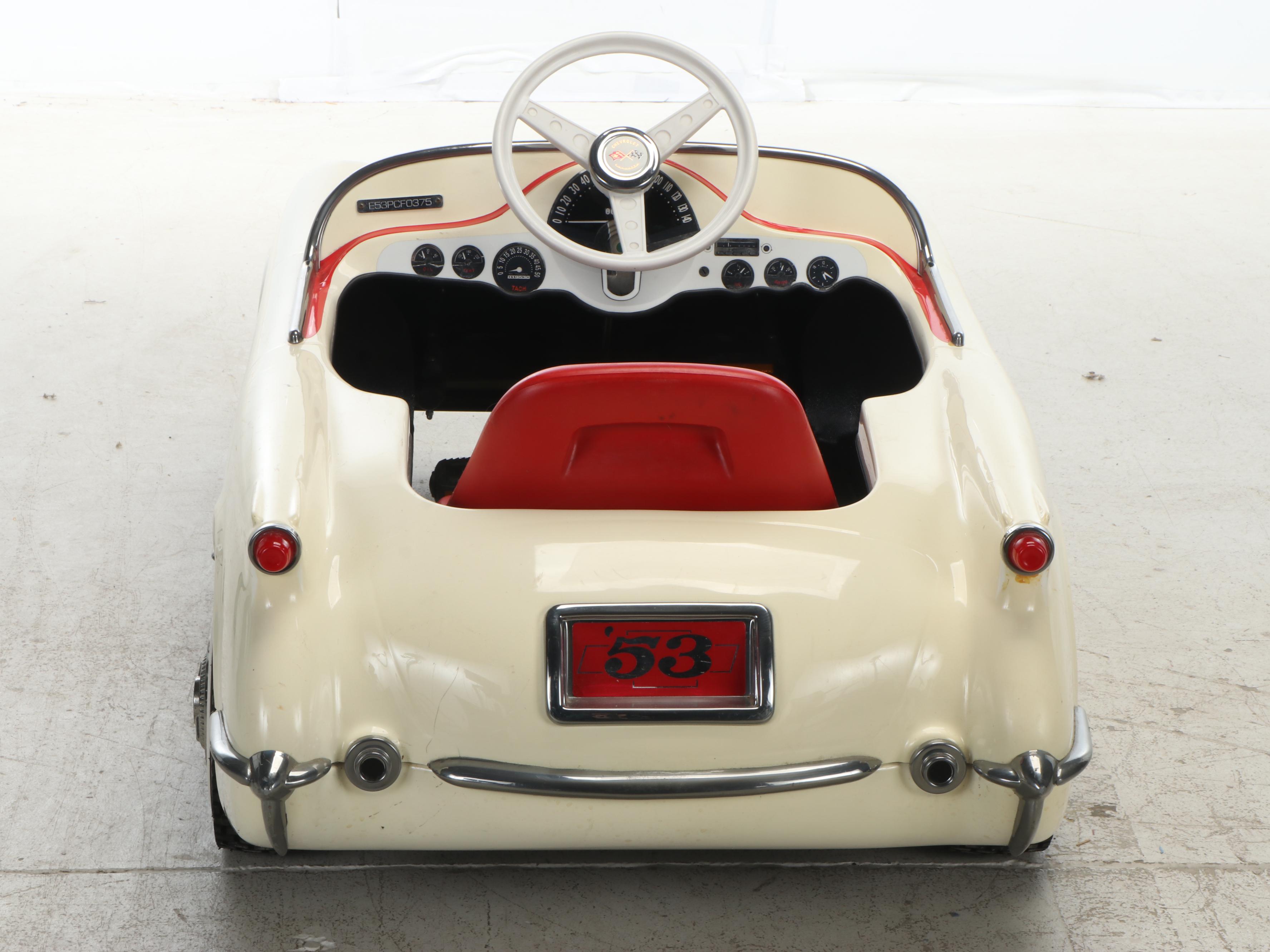 Pedal Car Factory 1953 Chevrolet Corvette Pedal Car