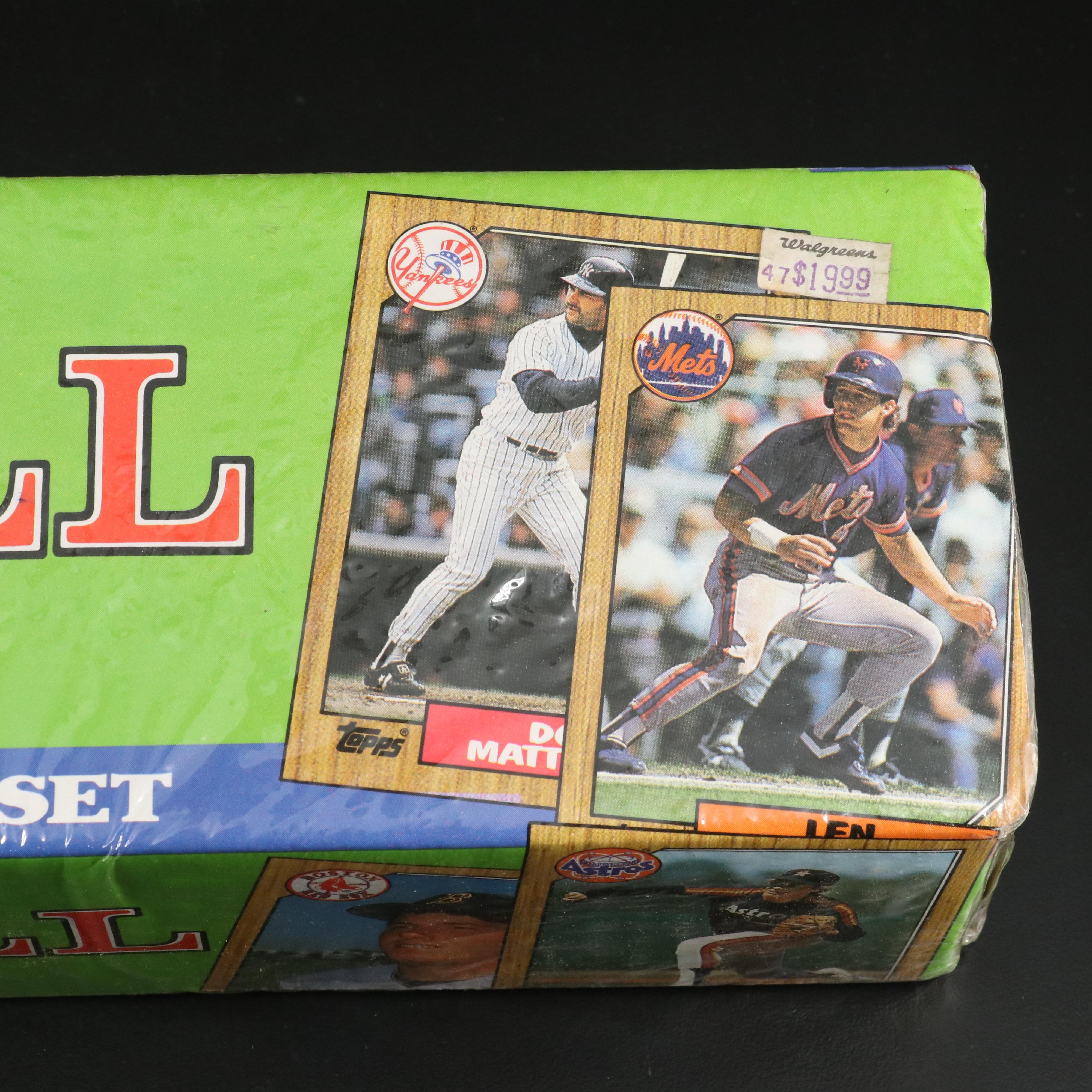 1987 and 1993 Topps Sealed Baseball Card Sets Featuring Barry Bonds and More
