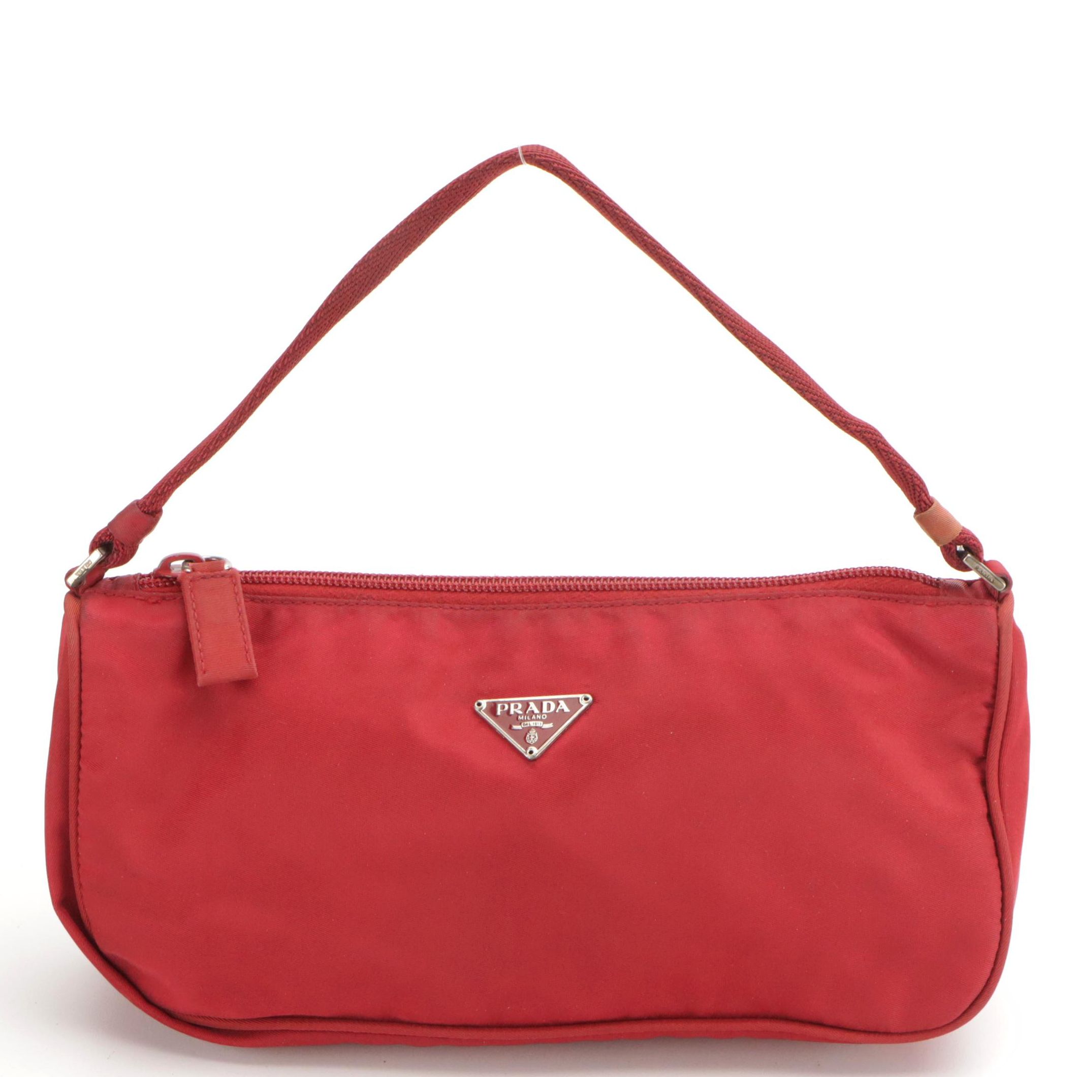 Prada Red Tessuto Nylon Handbag