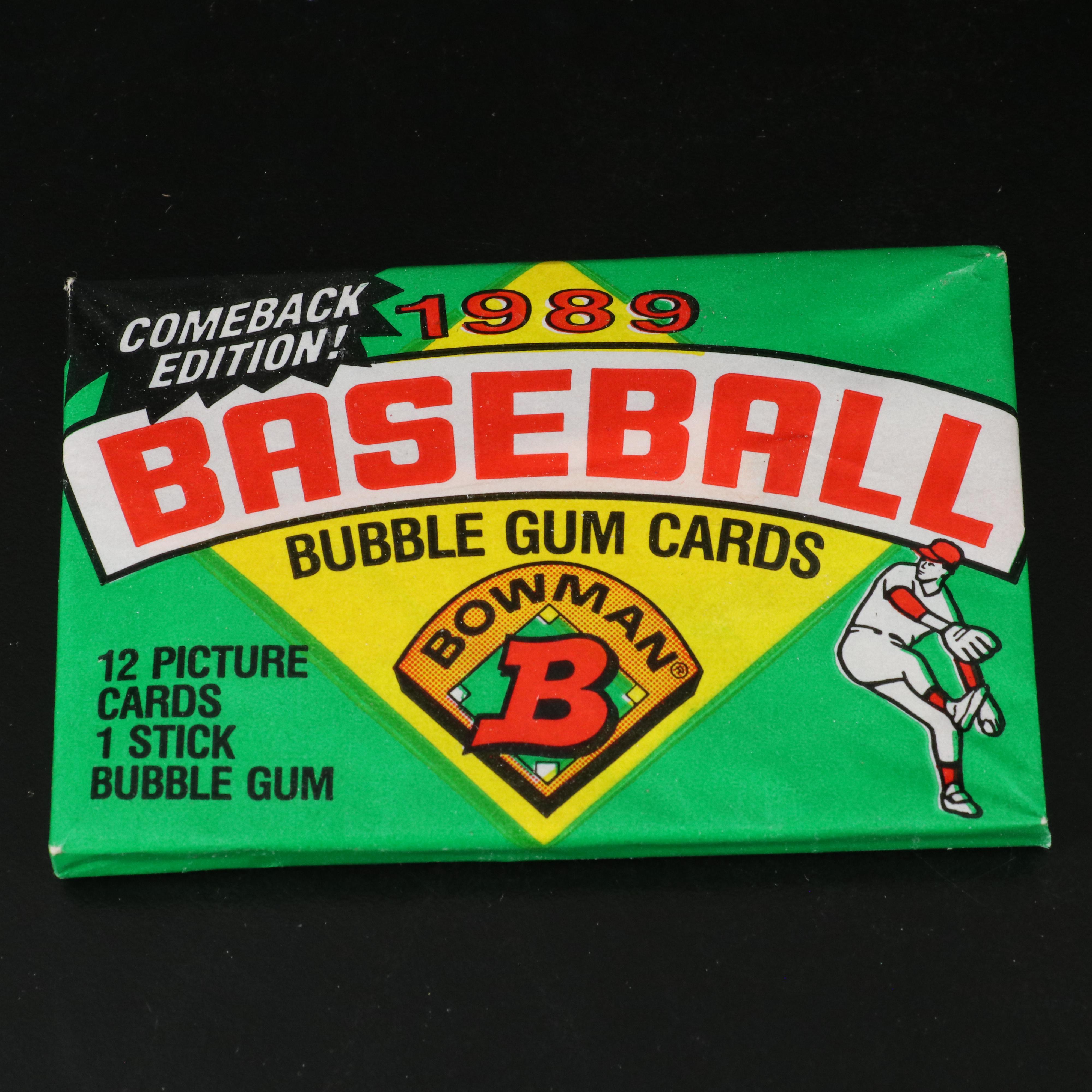 1989 Bowman Sealed Baseball Wax Packs with Original Boxes