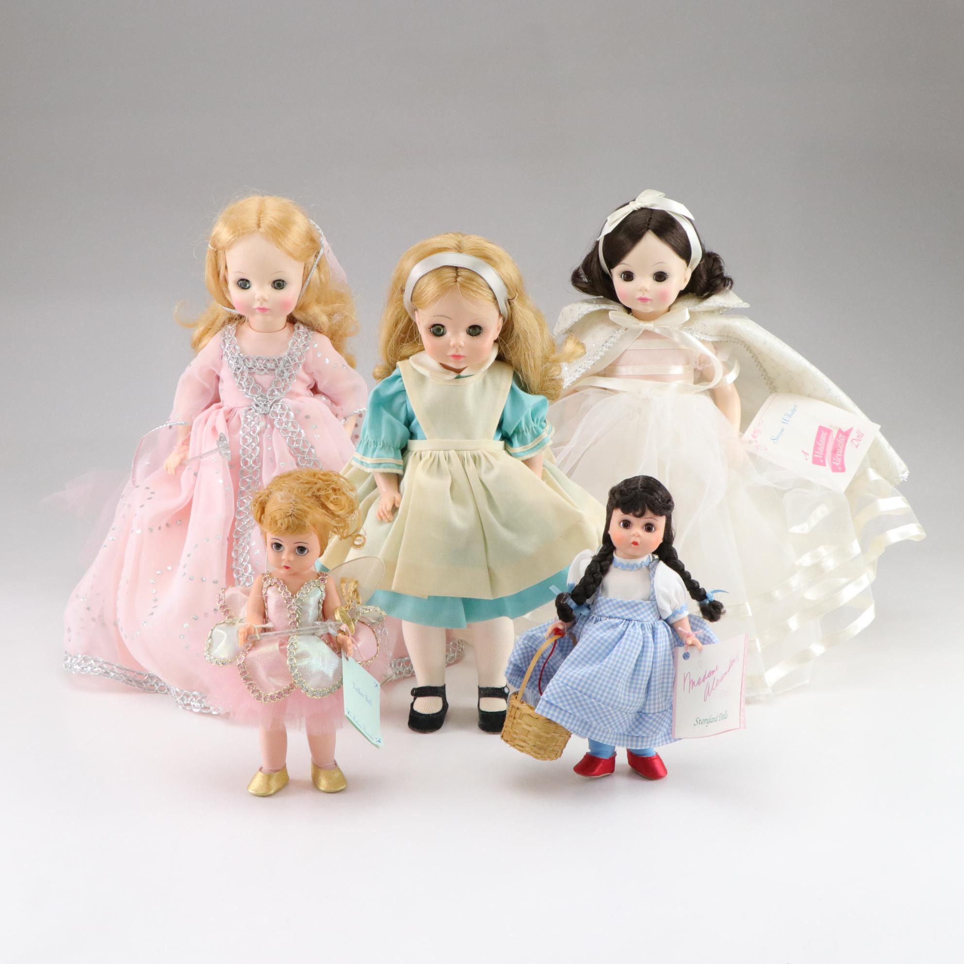 Madame Alexander Dolls Featuring Tinkerbell, Snow White & More