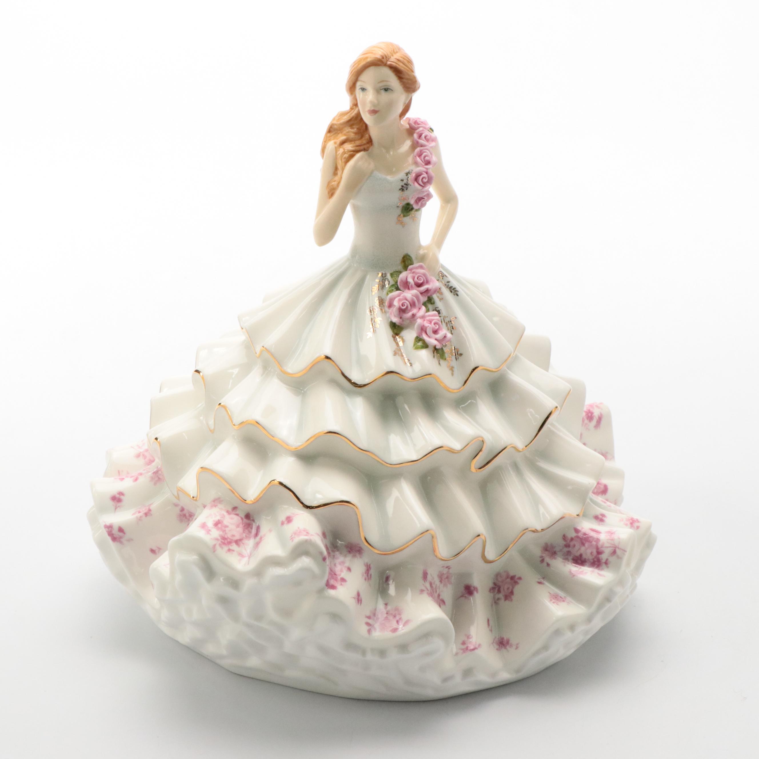 Royal Doulton "Victoria" and "Summer Gala" Porcelain Figurine