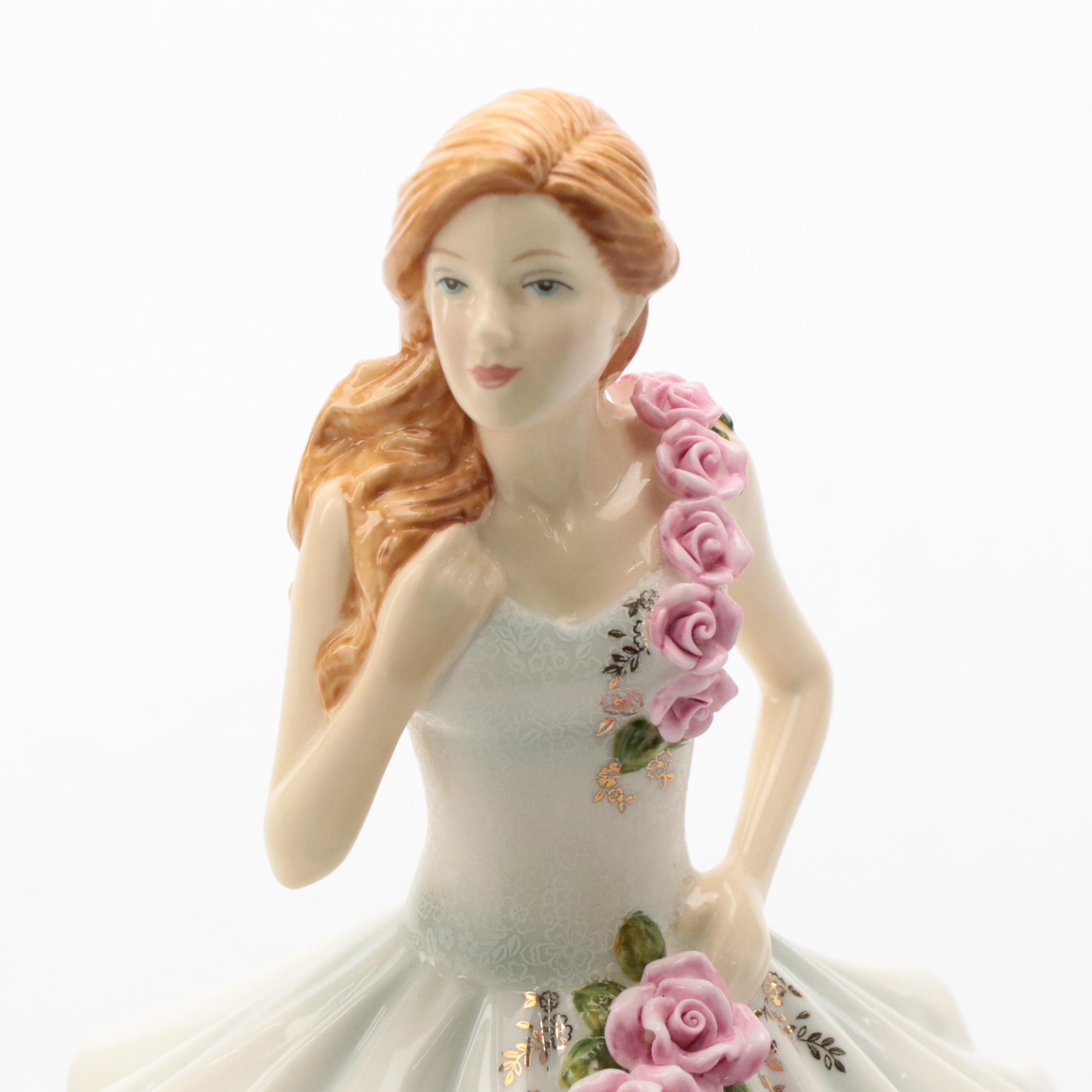 Royal Doulton "Victoria" and "Summer Gala" Porcelain Figurine