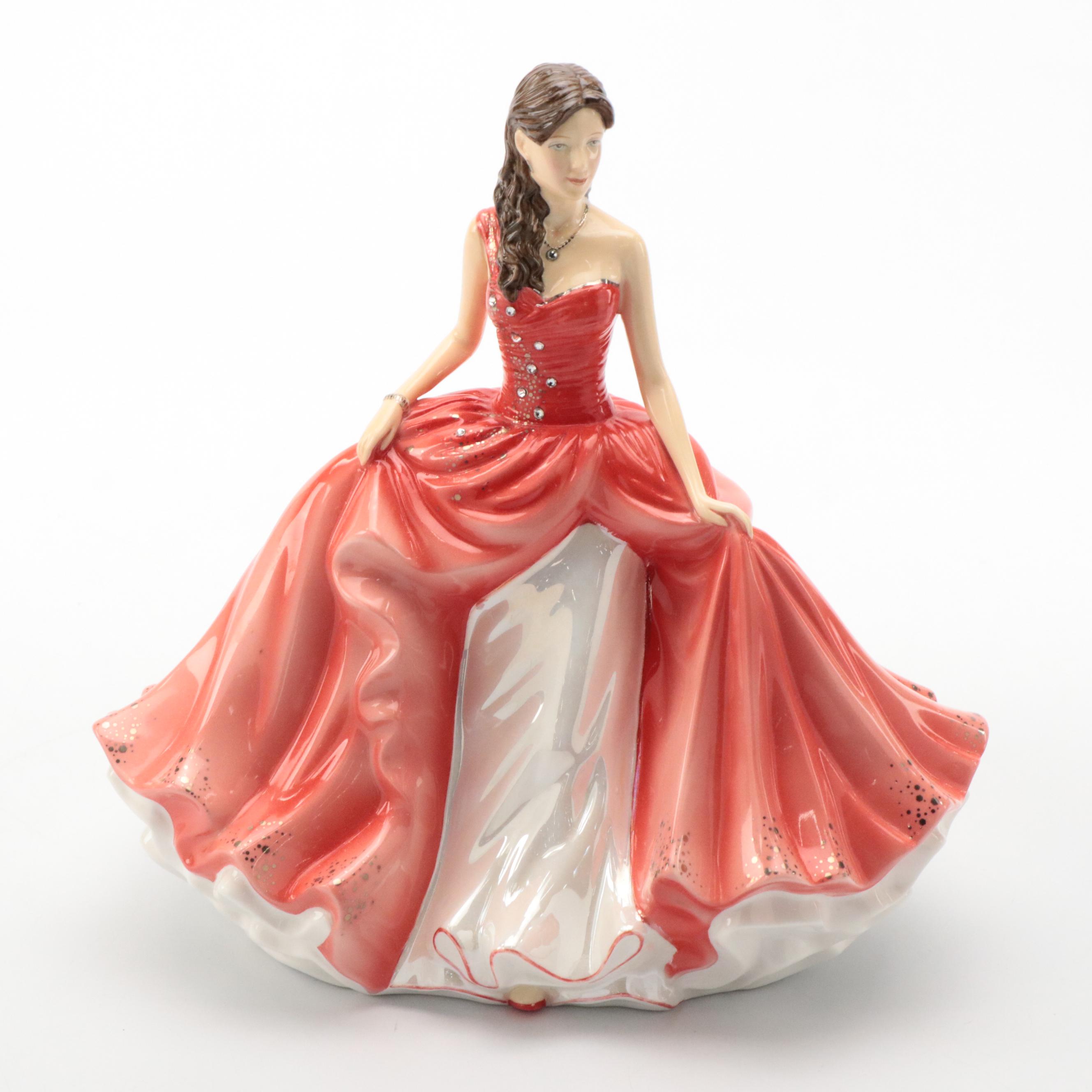 Royal Doulton "Victoria" and "Summer Gala" Porcelain Figurine